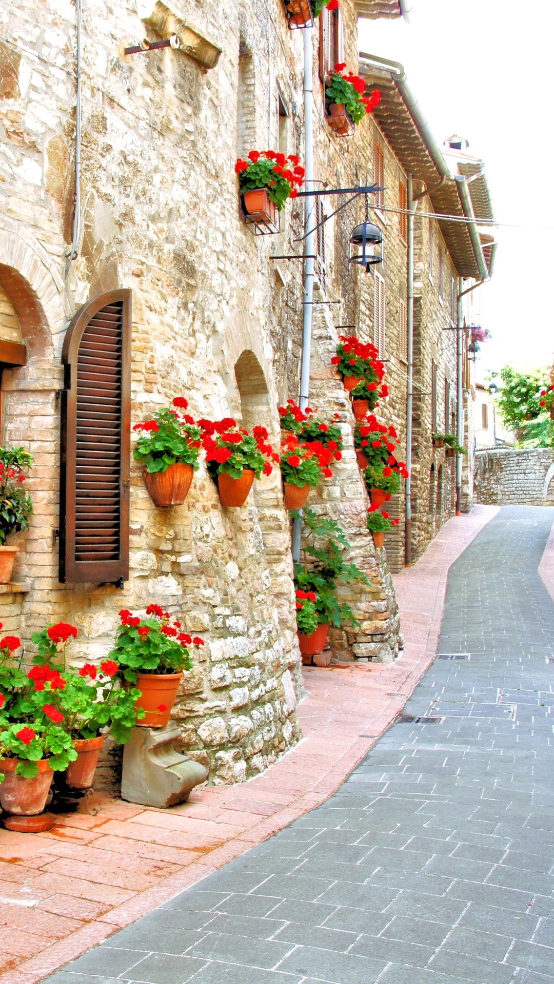 Beautiful residential area of Italy