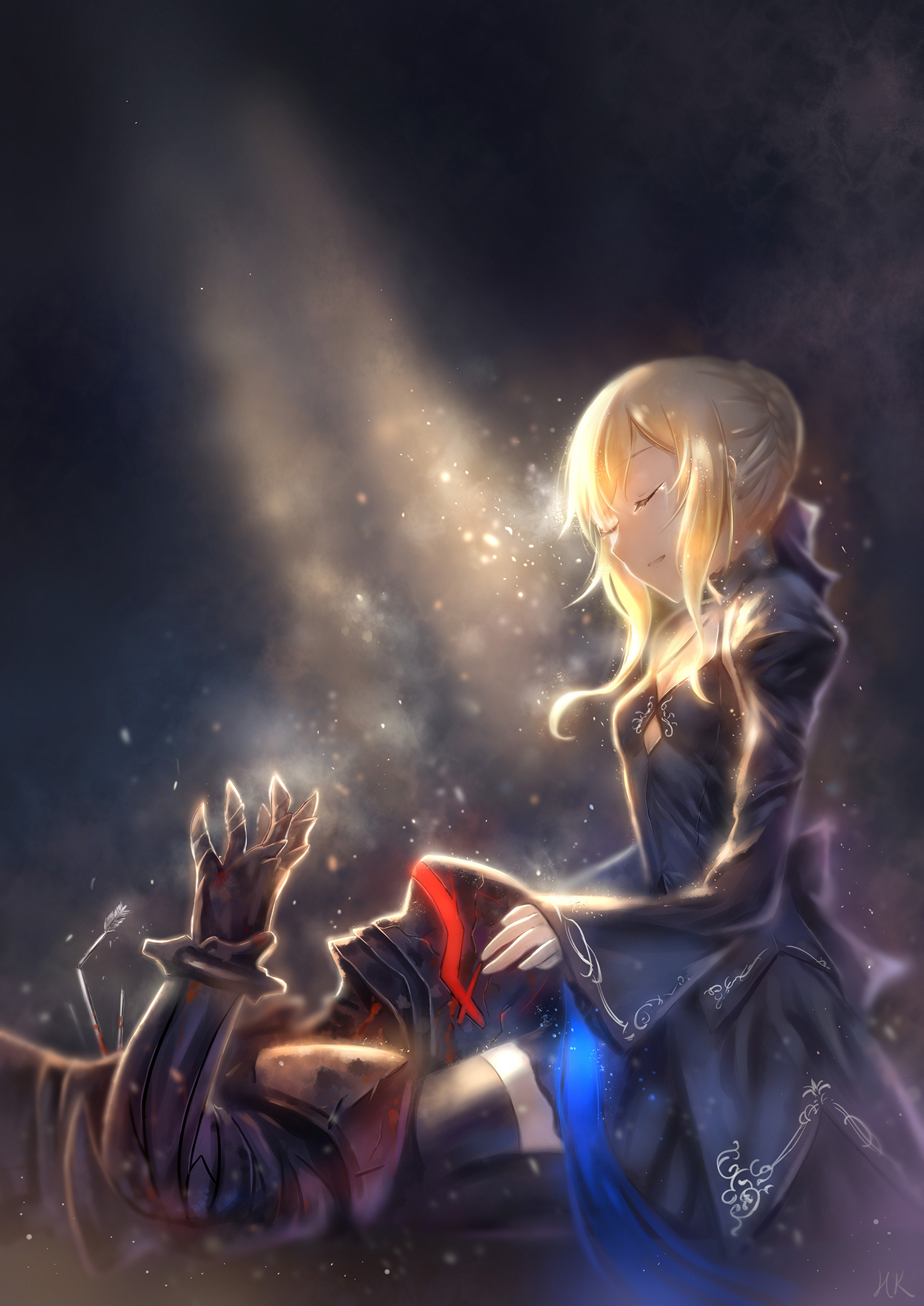 Wallpaper, Fate Series, Fate Stay Night, Fate Zero, Saber Alter, Berserker Fate Zero 1500x2120
