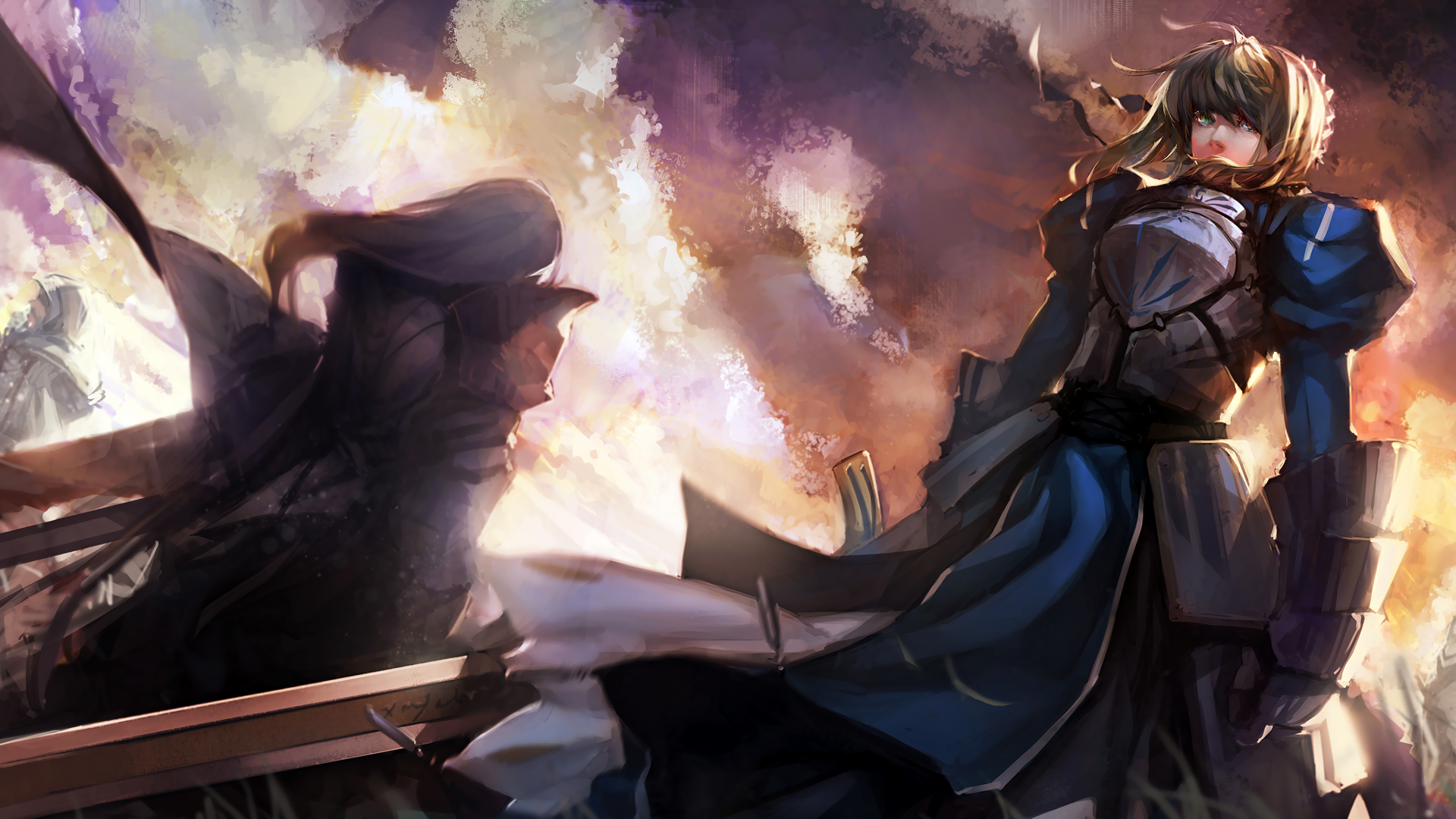 Wallpaper, Fate Series, Saber, Berserker Fate Zero 1920x1080