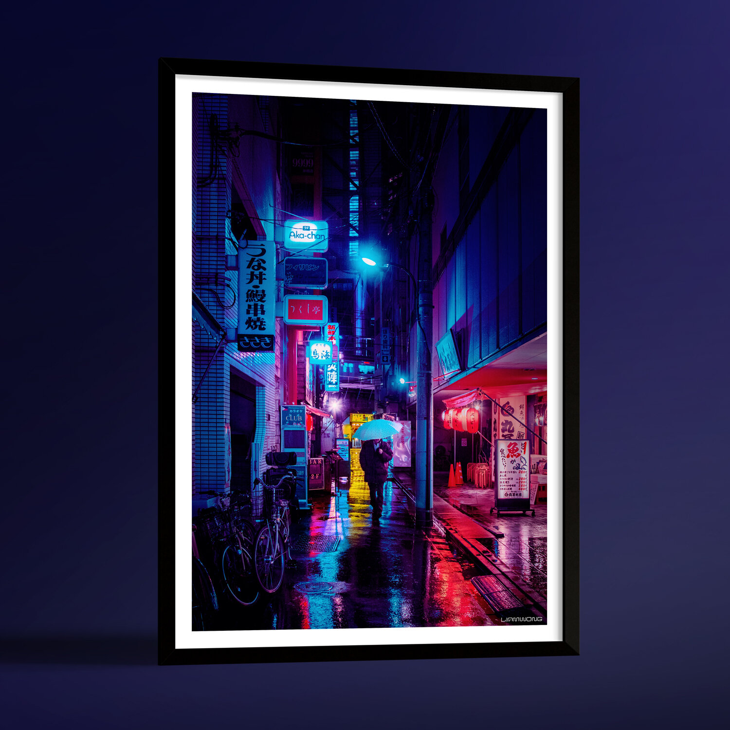 Liam Wong Wong's Store: AFTER DARK, TO:KY:OO book and art prints of Tokyo & cities at night fine art print by Liam Wong, cyberpunk inspired photography