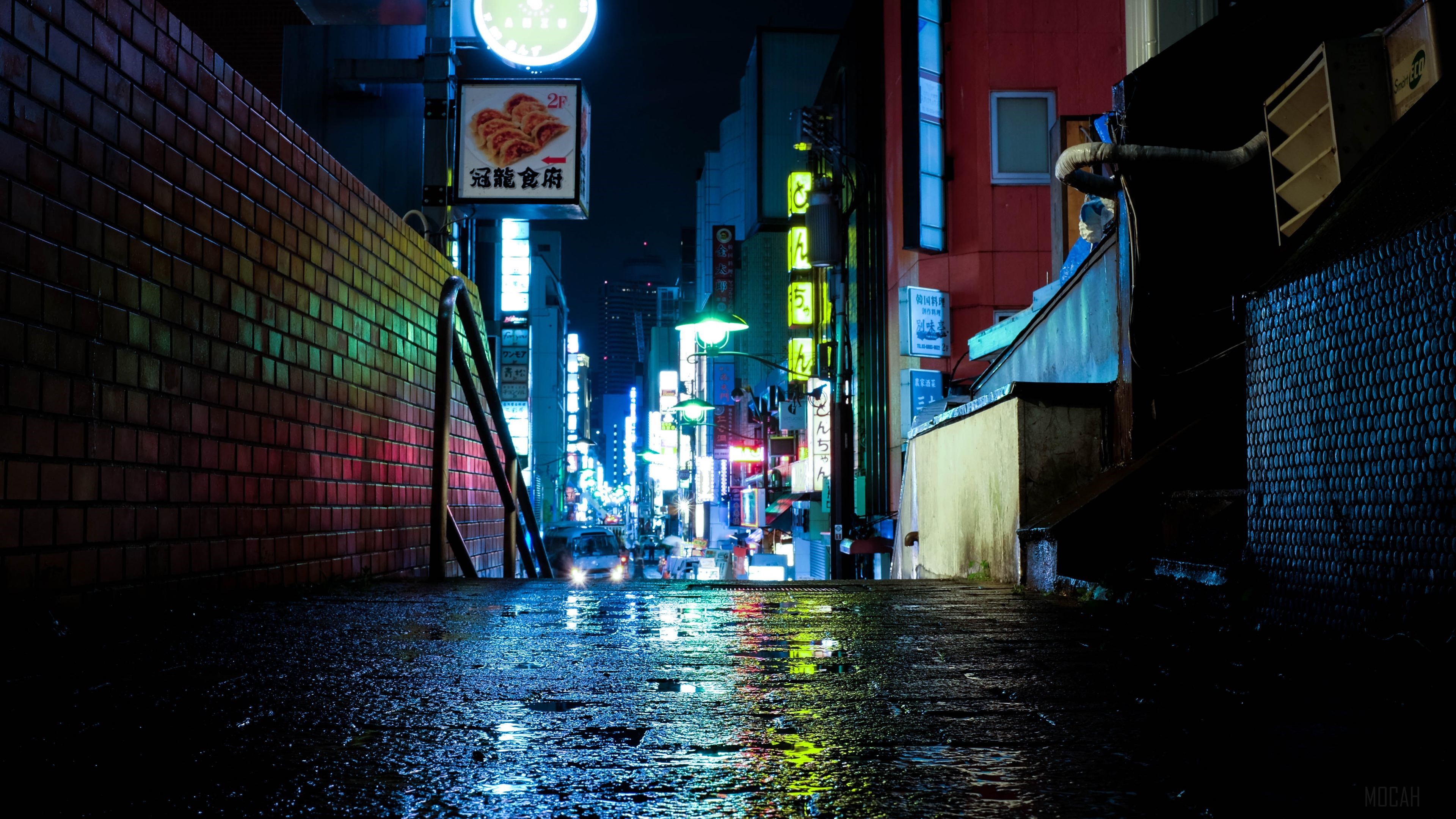 Japan Tokyo Urban Lights Neon 4k Gallery HD Wallpaper