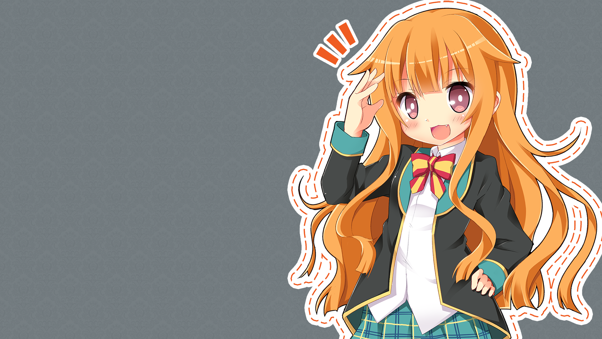Wallpaper, illustration, anime girls, cartoon, GJ bu, Amatsuka Mao, mangaka 1920x1080