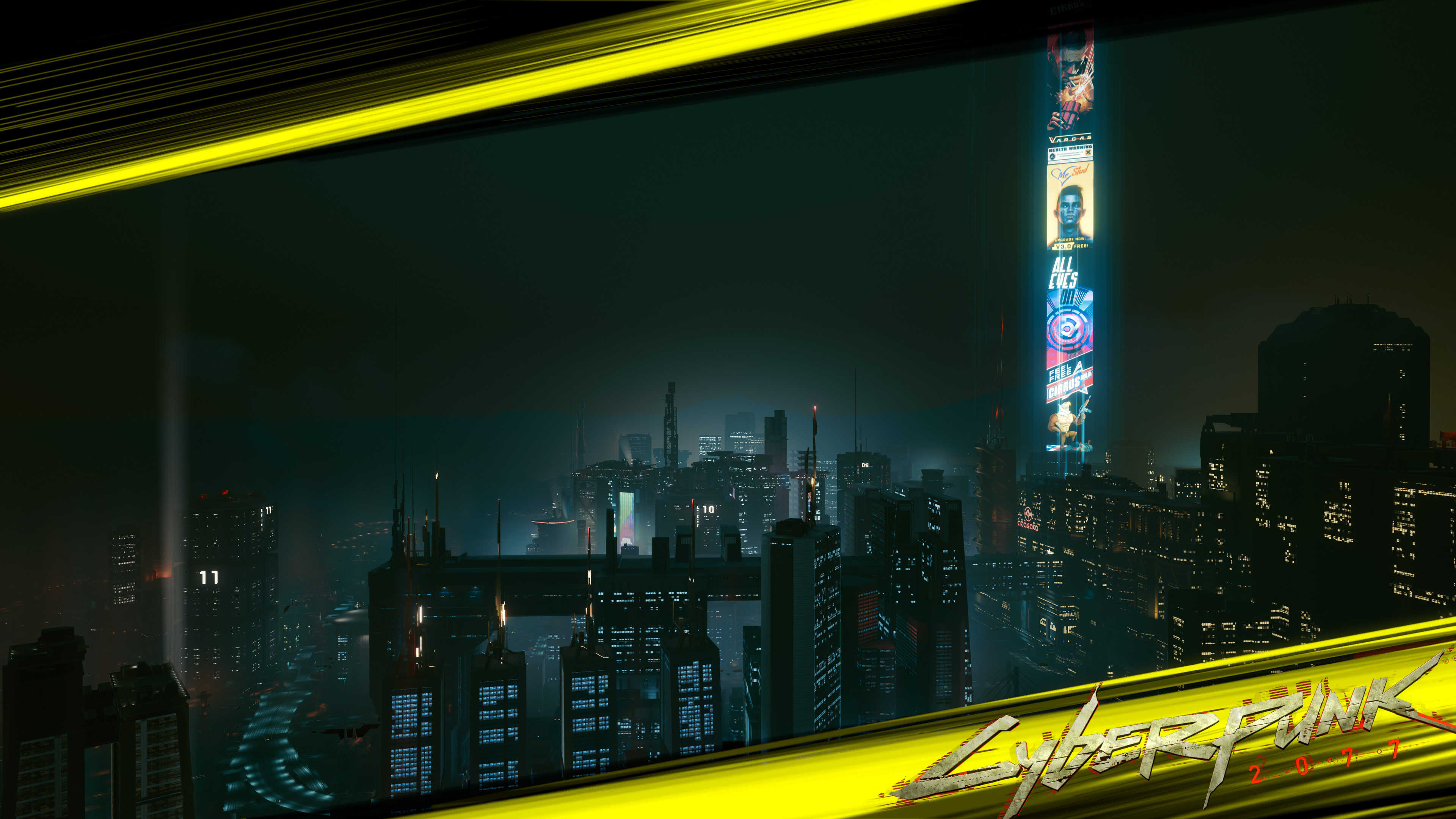 Night City (Cyberpunk 2077) 1080P, 2k, 4k HD wallpaper, background free download