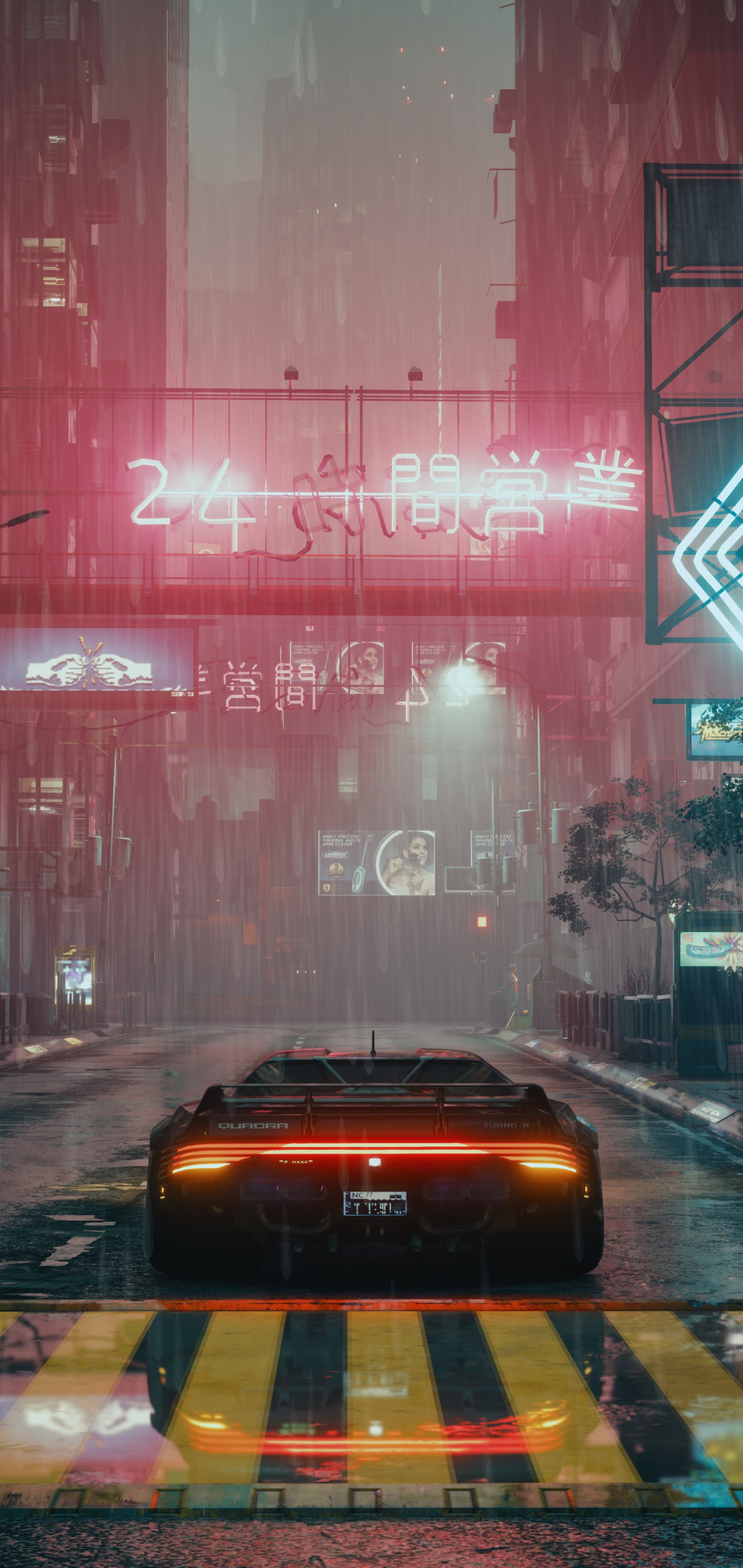 iphone wallpaper hd - cyberpunk car