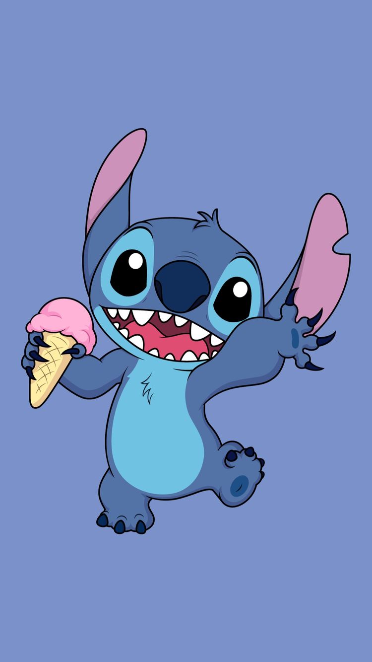 ice cream. Cute disney wallpaper, Lilo and stitch drawings, Cartoon wallpaper iphone