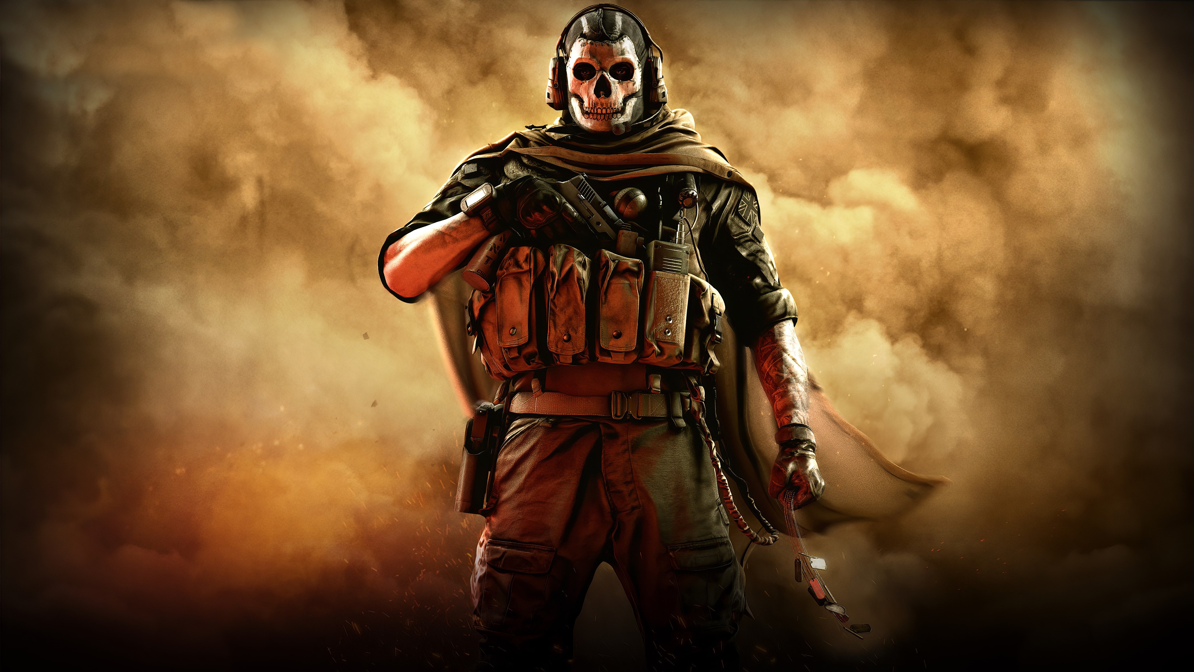 4K, video game art, video games, ghost, PC gaming, Call of Duty Gallery HD Wallpaper