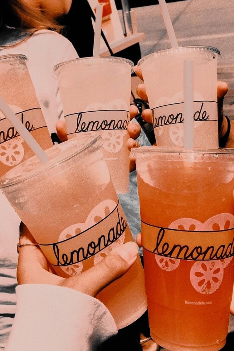 lemonade with friends! ☁️. Orange aesthetic, Pastel aesthetic, Peach aesthetic