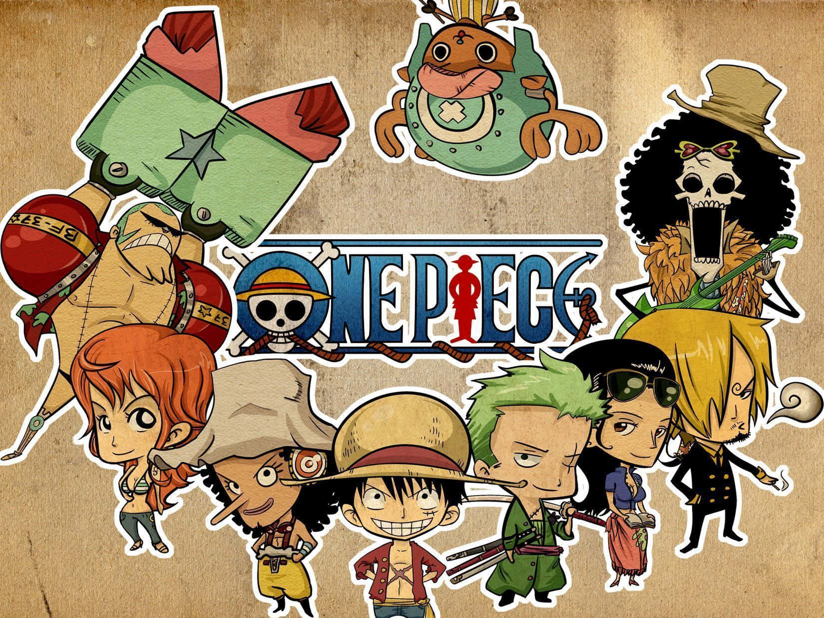 One Piece Chibi Wallpaper