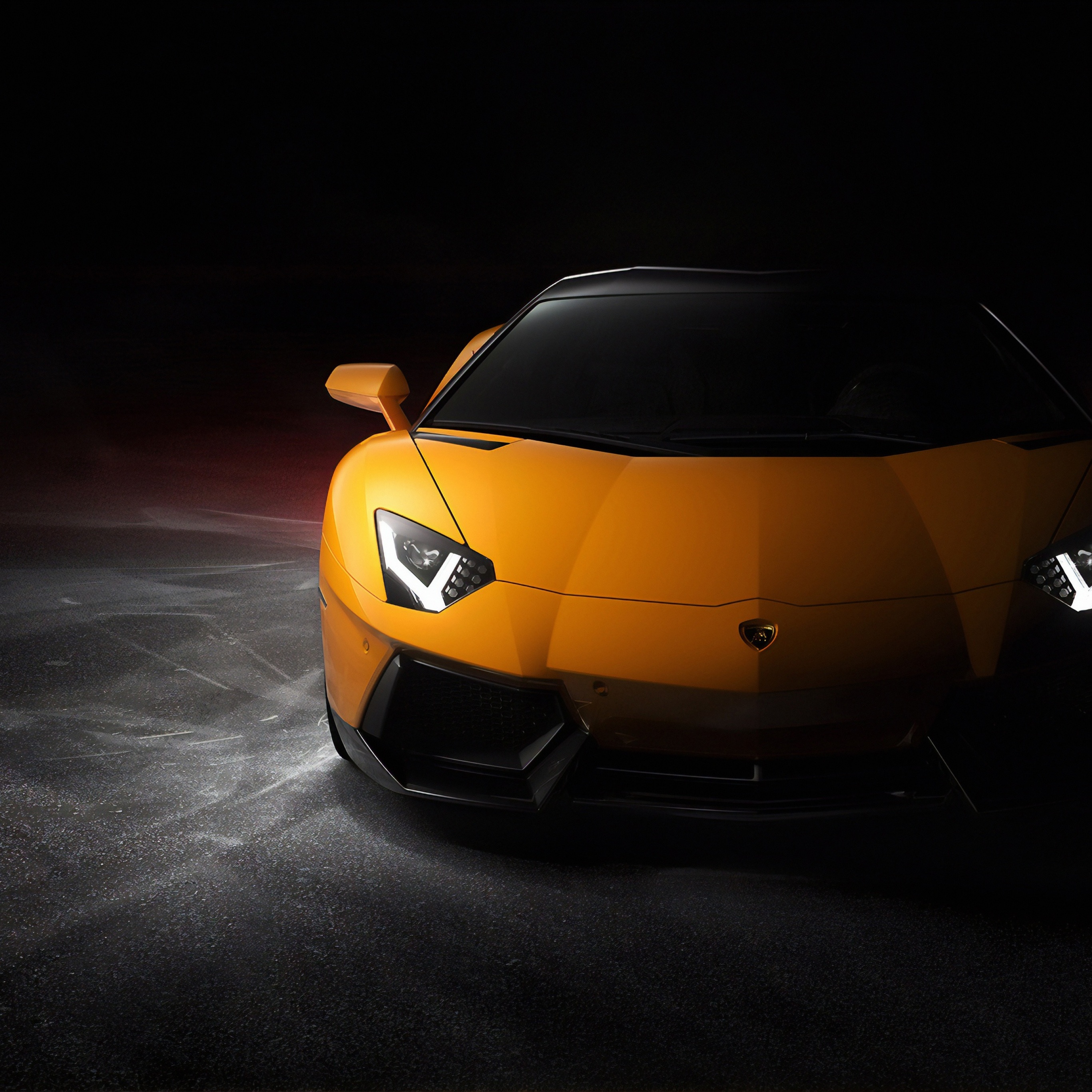 Lamborghini Aventador Wallpaper 4K, Yellow cars