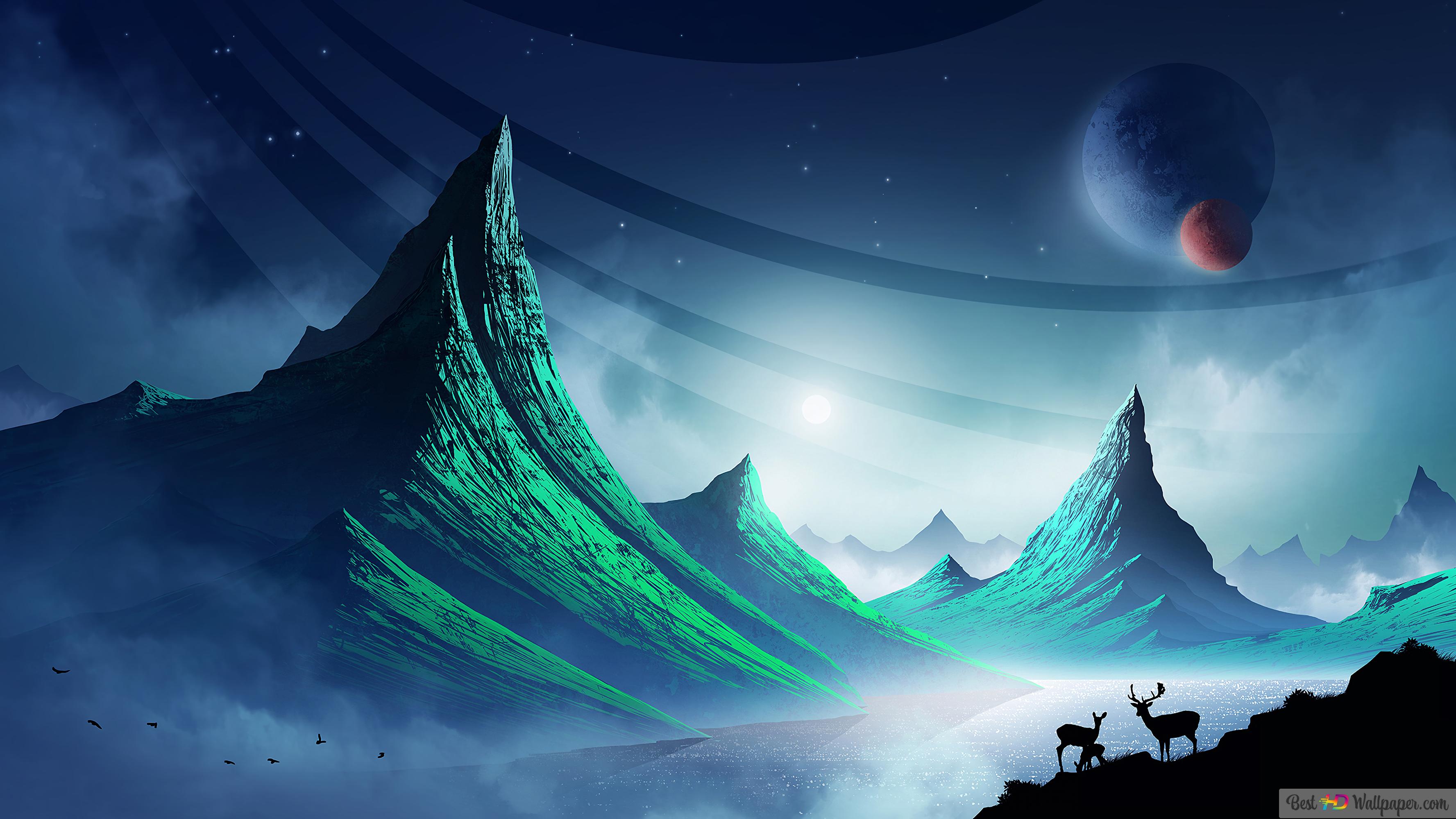 Fantasy Landscape Art 4K wallpaper download