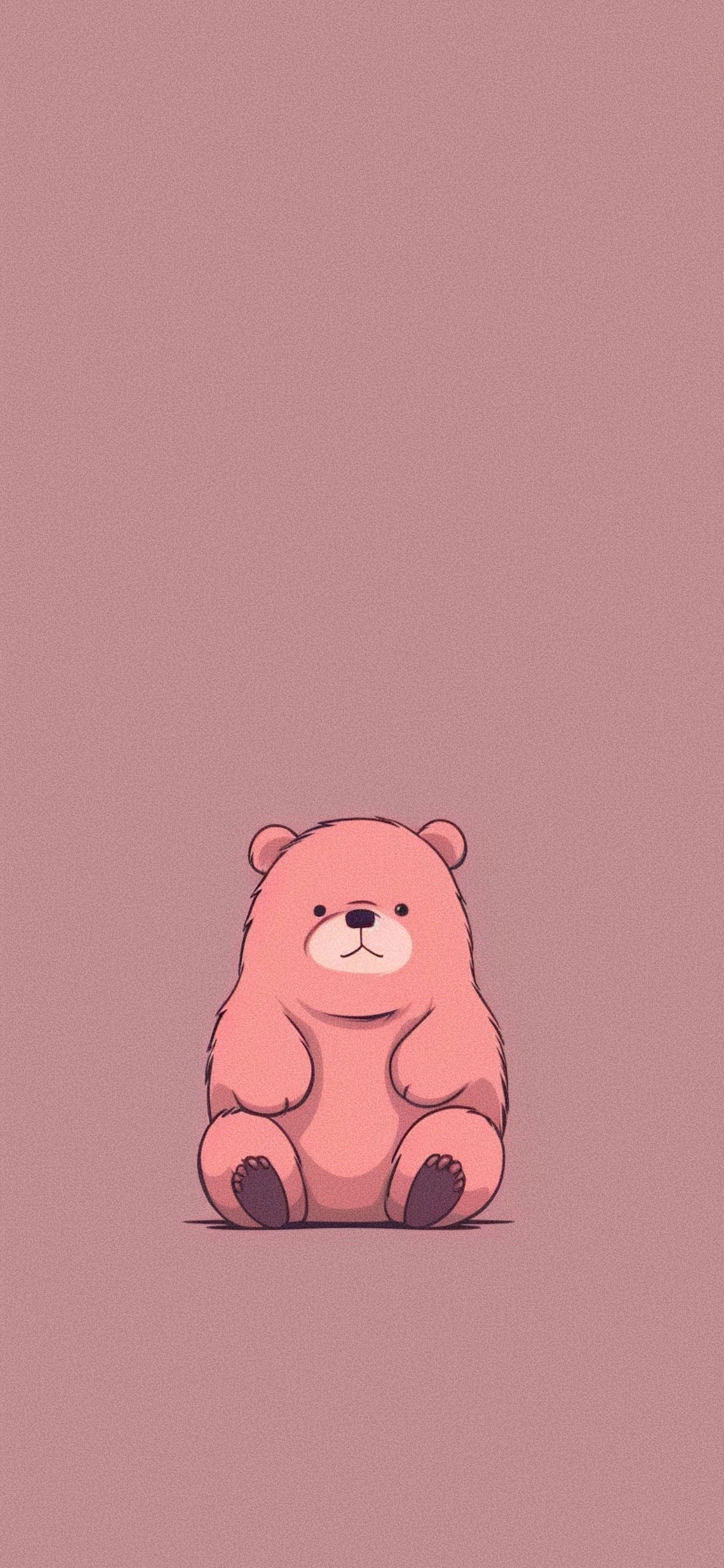 Cute Bear Brown Wallpaper HD