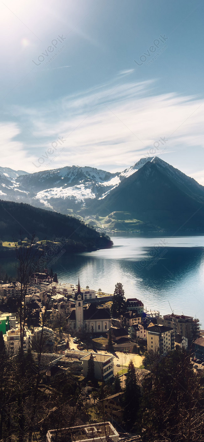 Swiss Natural Scenery Mobile Phone Wallpaper Image Free Download