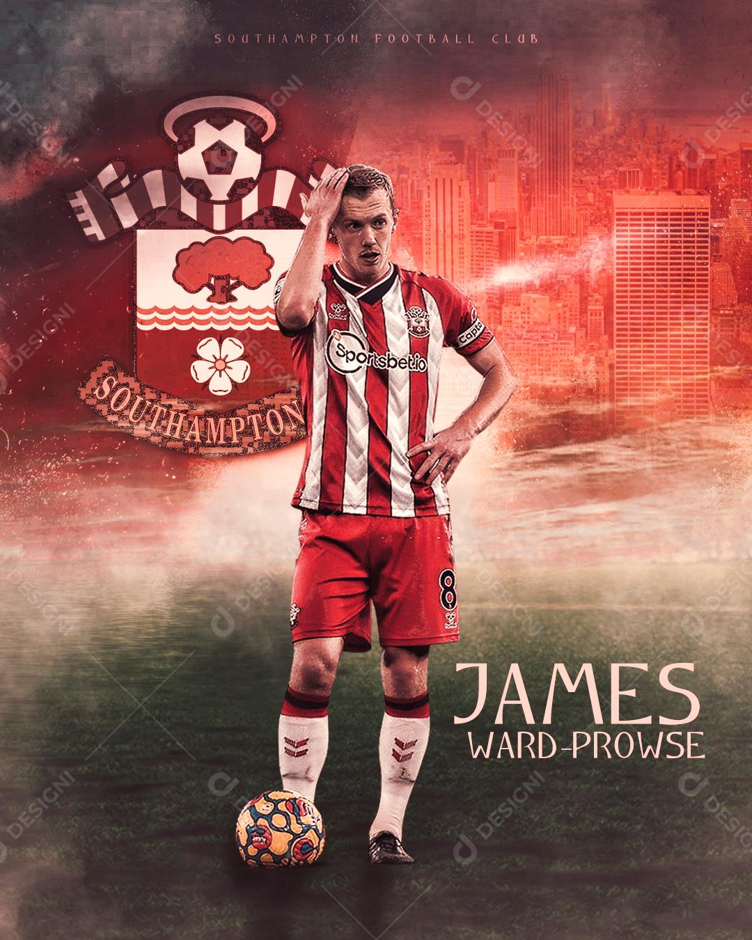 Social Media Futebol Jogador James Ward Prowse PSD Editável [download]