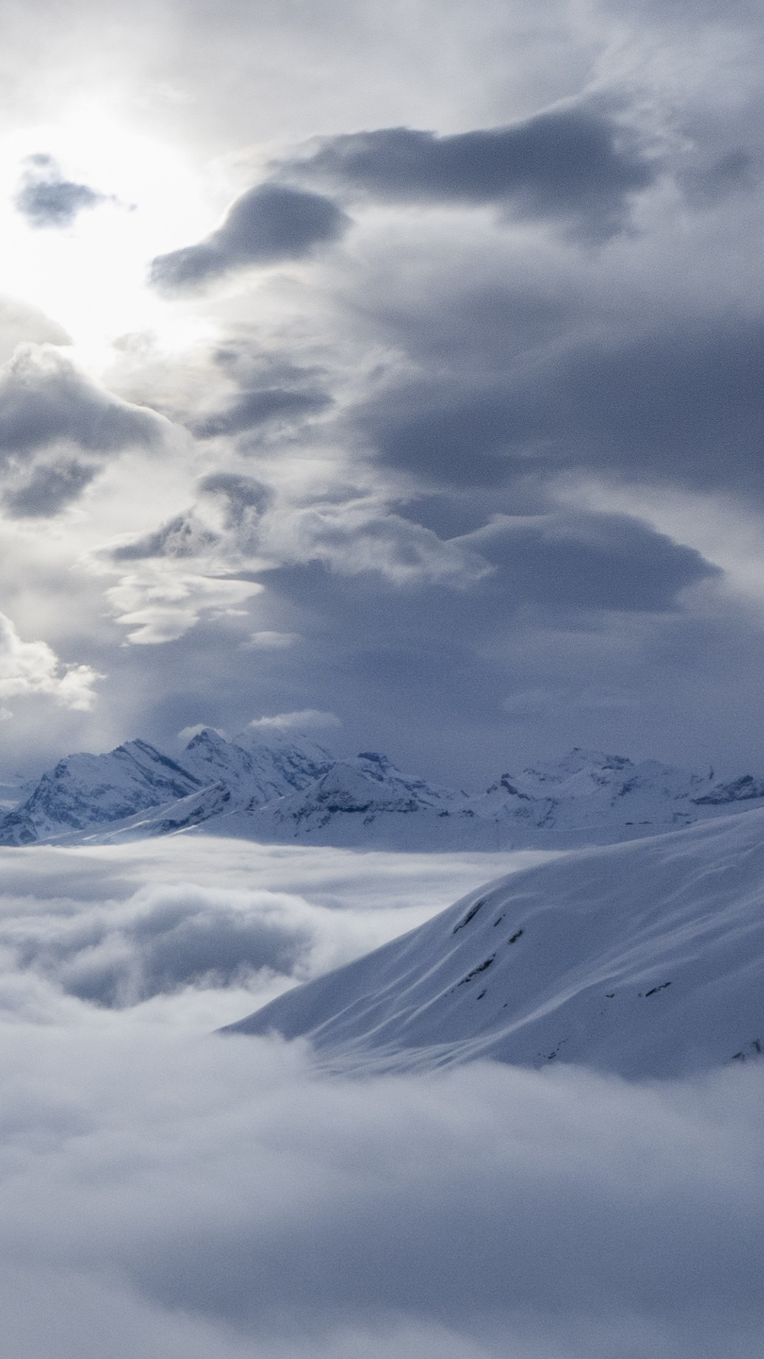Switzerland Skies Home Screen Wallpaper