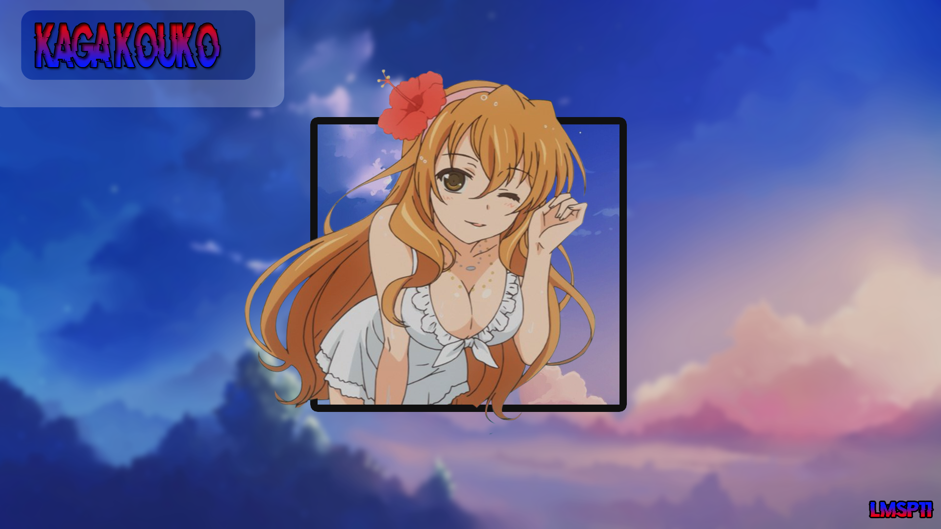 Wallpaper, Kaga Kouko, Golden Time, anime 1920x1080