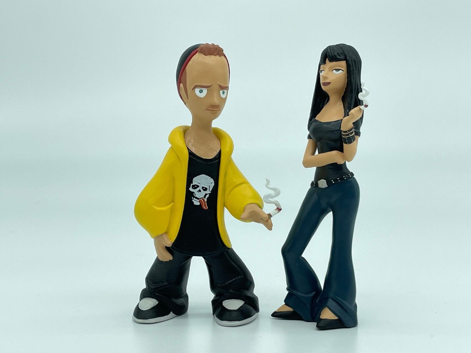 Jesse Pinkman and Jane Margolis Cartoon Style Action Figure Breaking Bad Models