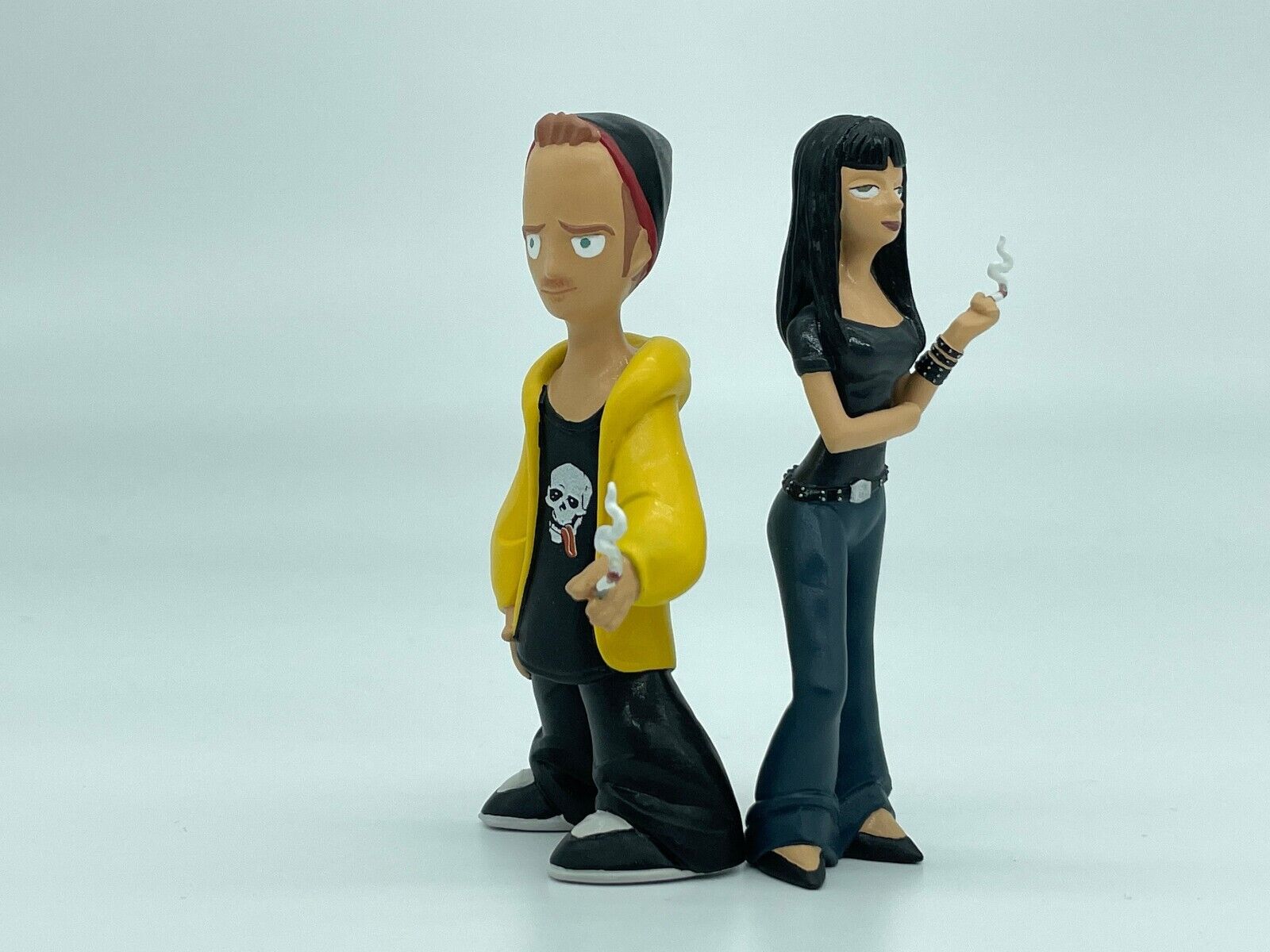 Jesse Pinkman and Jane Margolis Cartoon Style Action Figure Breaking Bad Models