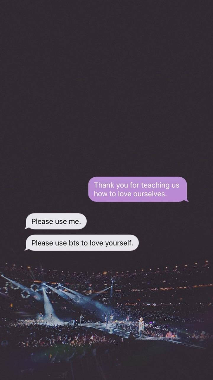 Download Text Message I Purple You Background Wallpaper