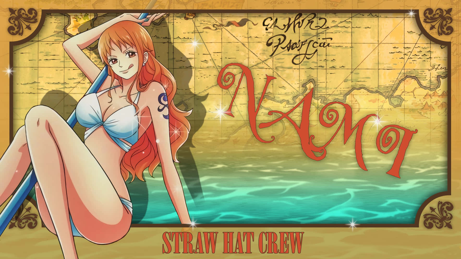 Download Nami One Piece Straw Hat Crew Wallpaper