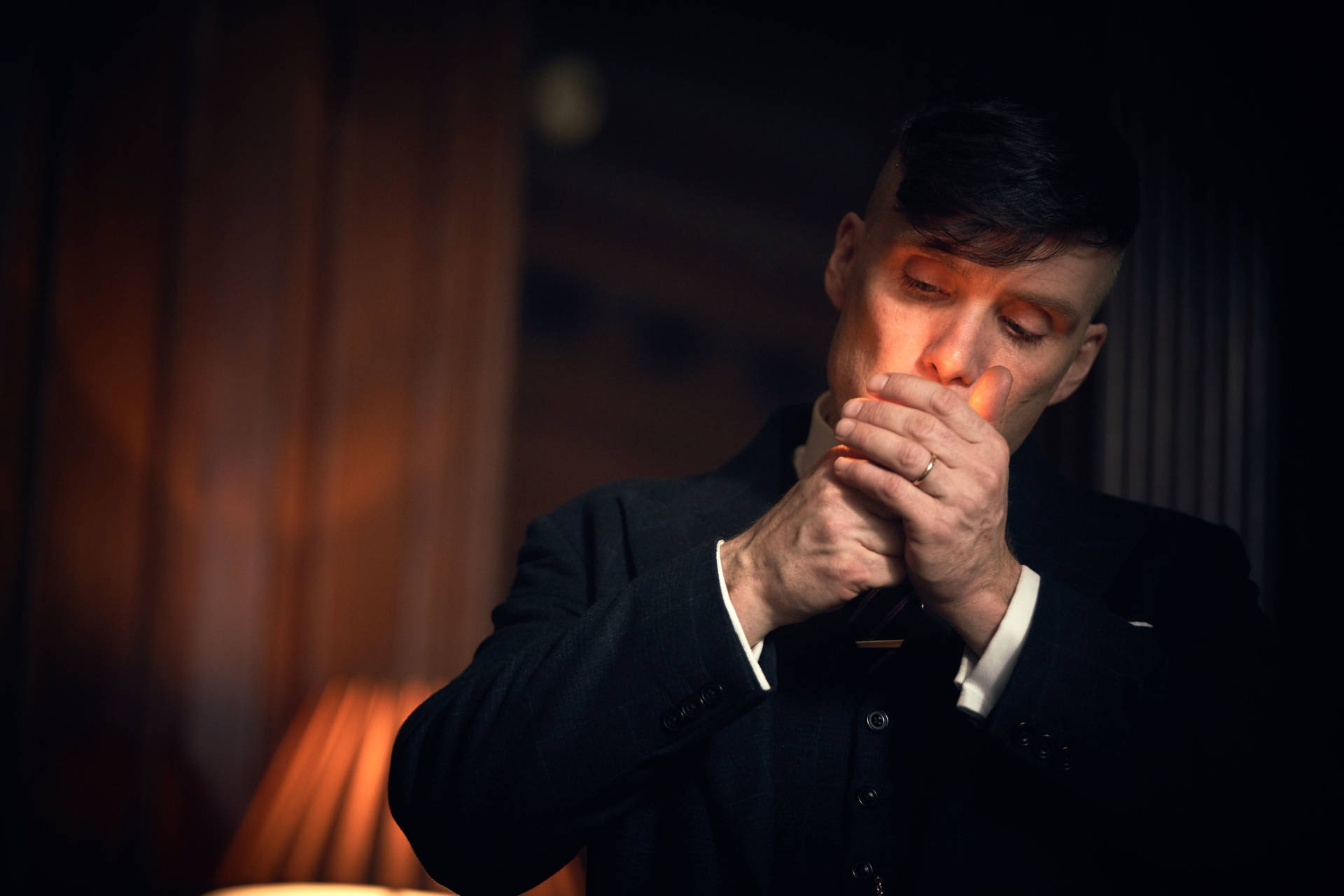 Download Tommy Shelby 4k Cigarette Wallpaper