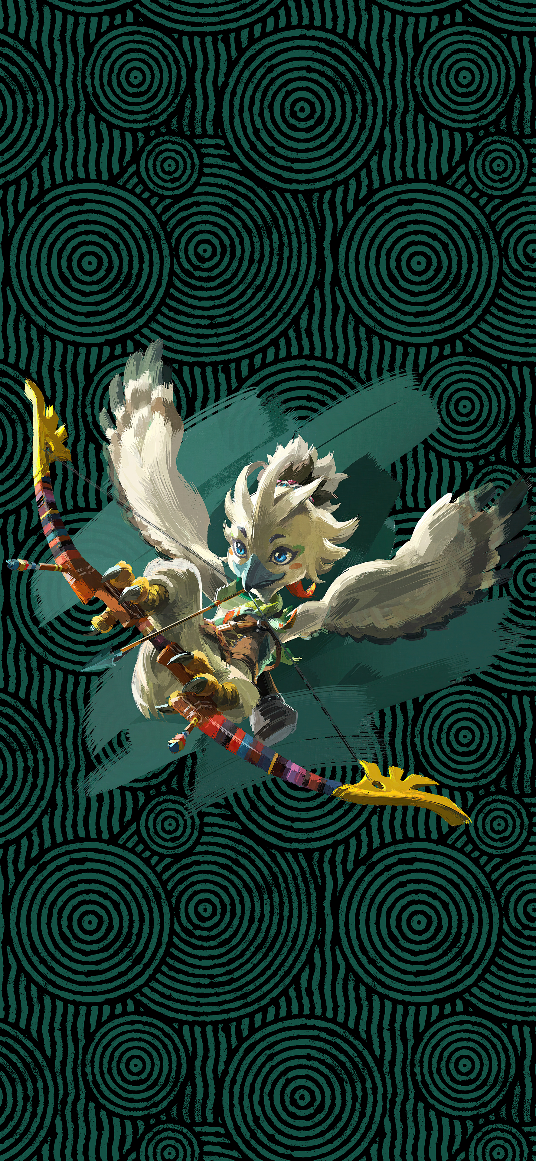 TotK With the trailer release today I decided to make some Tears of the Kingdom mobile wallpaper