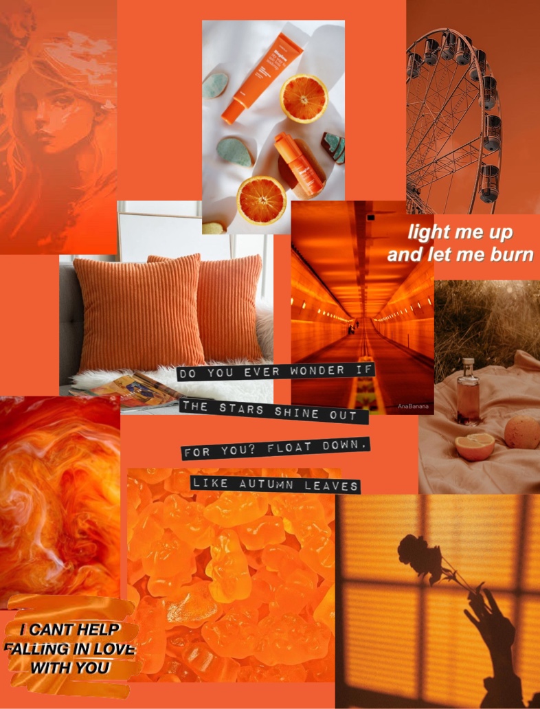 Orange Aesthetic Wallpaper