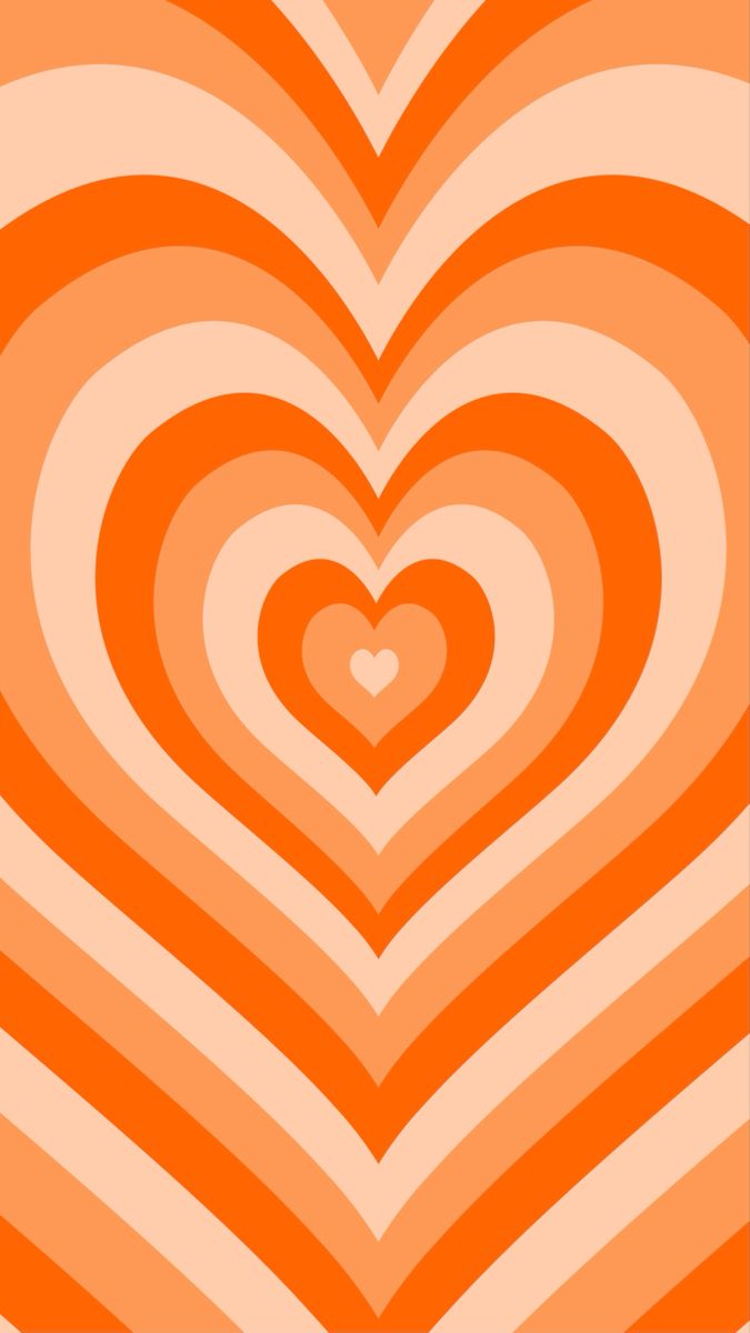 monochrome orange heart by y2krevival. Redbubble. Orange wallpaper, Orange aesthetic, Heart wallpaper