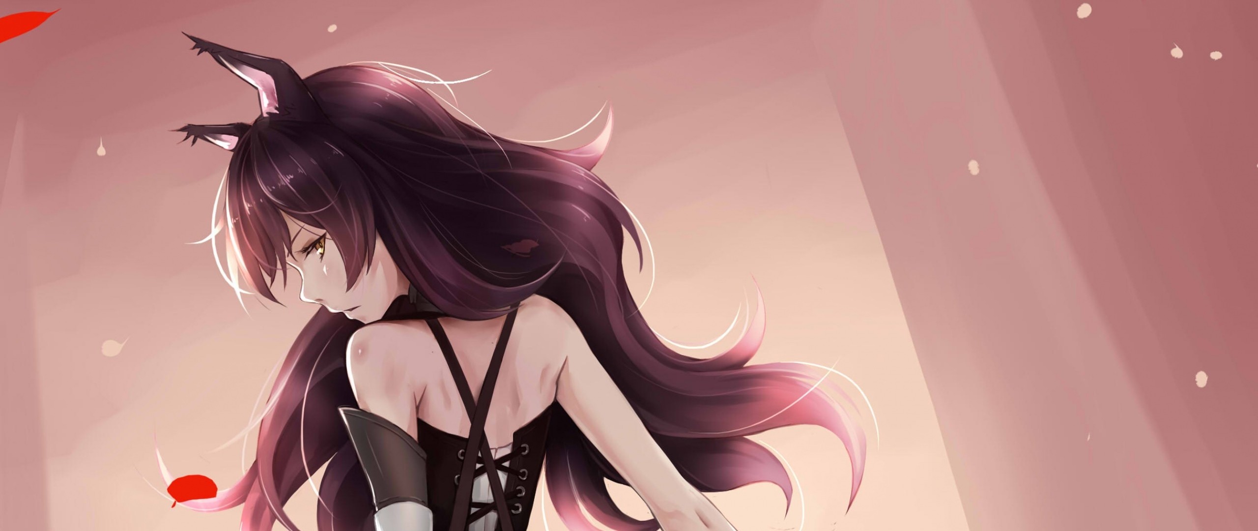 Preview wallpaper rwby, blake belladonna, anime, girl, ears 2560×1080