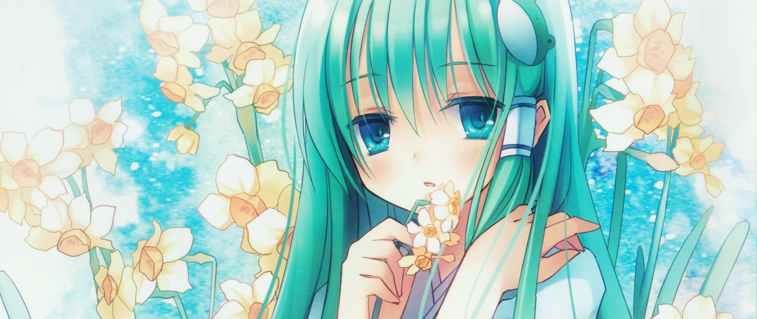Free download 2560x1080 Wallpaper anime girl hair long flower narcissus eye [2560x1080] for your Desktop, Mobile & Tablet. Explore 2560 x 1080 Anime Wallpaper. Wallpaper 2560 X 1440, 2560 x 1080 HD Wallpaper, 2560 X 1440 Wallpaper