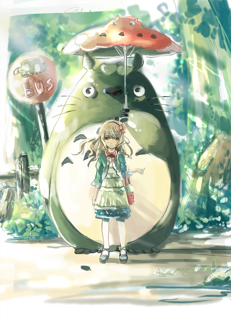 Tonari no Totoro (My Neighbor Totoro) Mobile Wallpaper by Ooi Choon Liang Anime Image Board Mobile