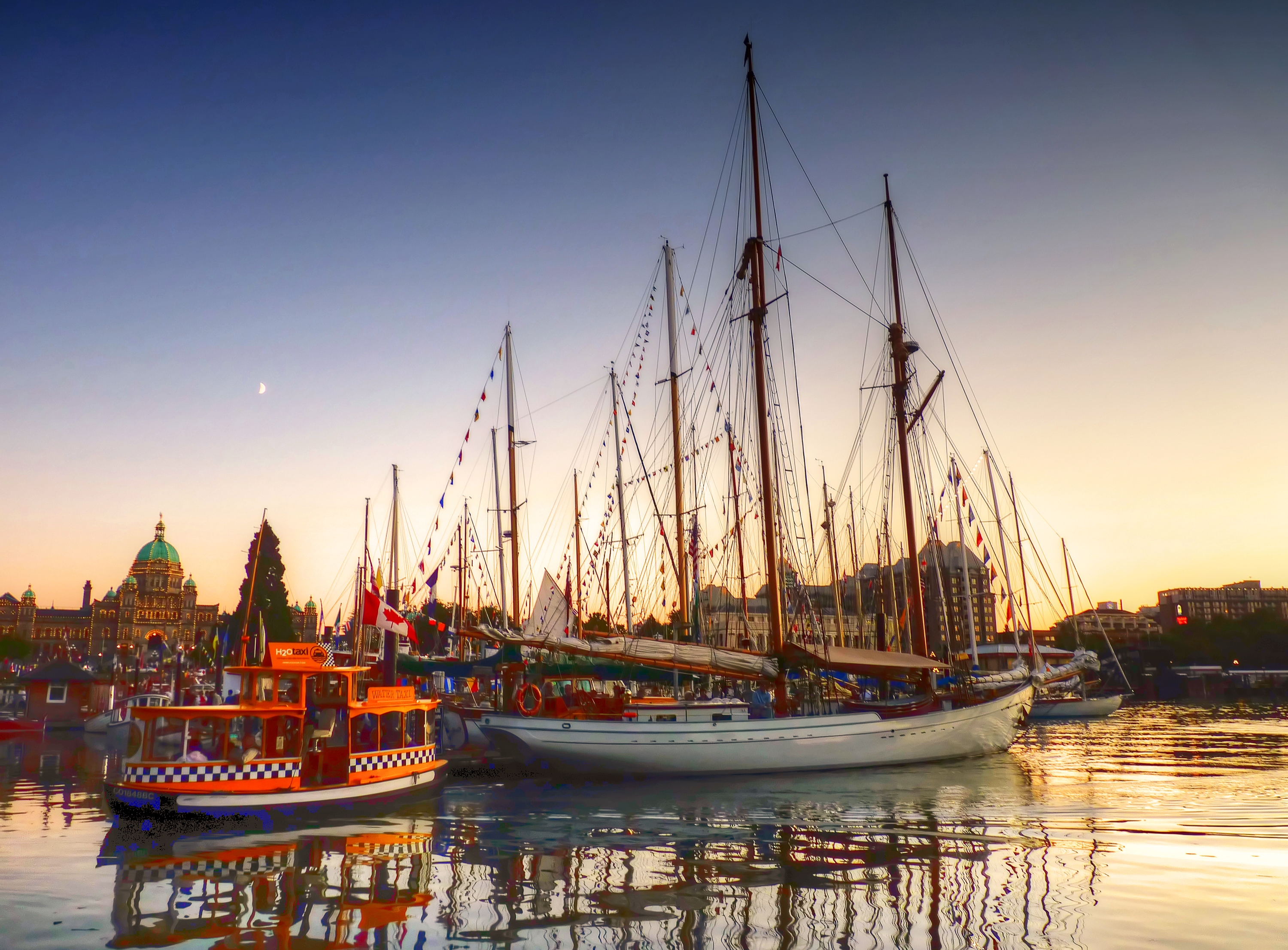 Wallpaper, ocean, sea, summer, vacation, Canada, Tourism, boat, bc, pacific, harbour, yacht, Canadian, romance, vancouverisland, tranquil, victoriabc, nationalgeographic, travelphotography, zedzap 3000x2213