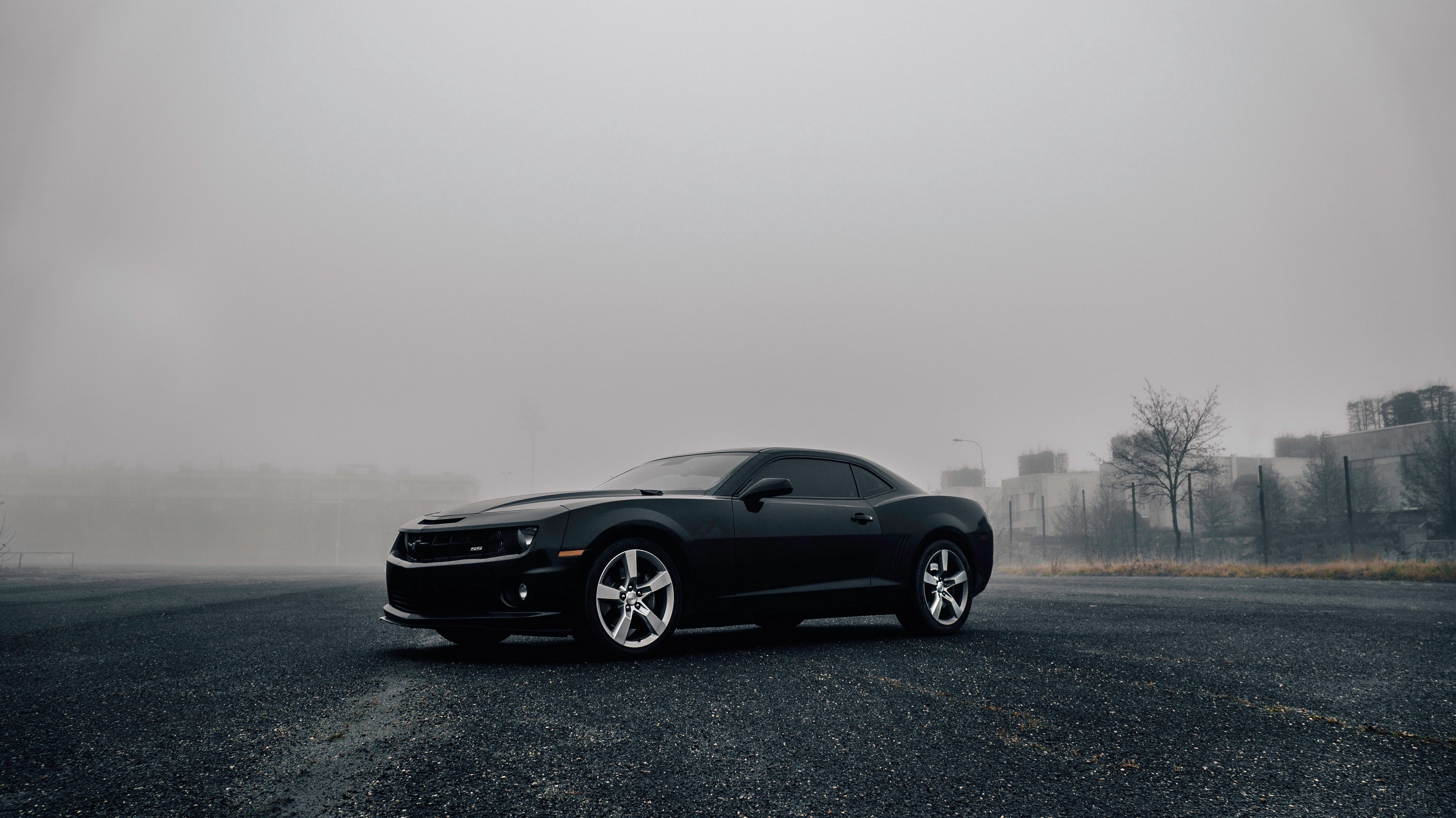 Black Camaro 4k Gallery HD Wallpaper