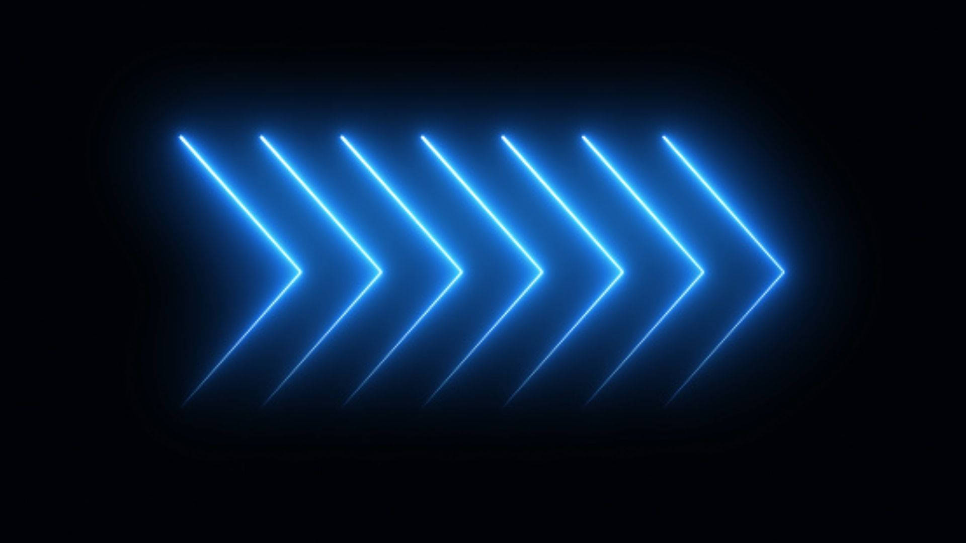 Download Neon Blue Arrows Wallpaper
