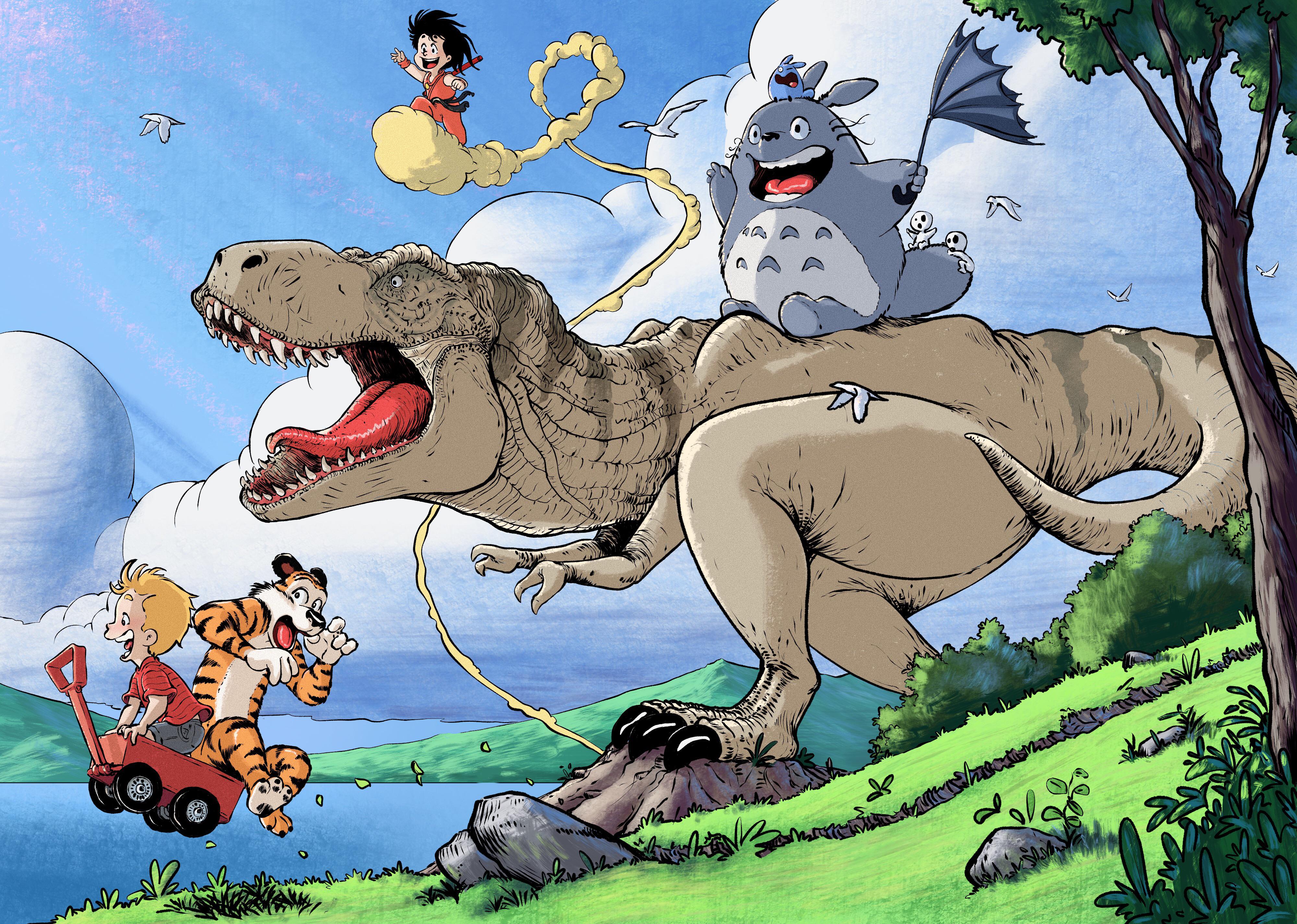 Artistic Collage 4K Gallery HD Wallpaper