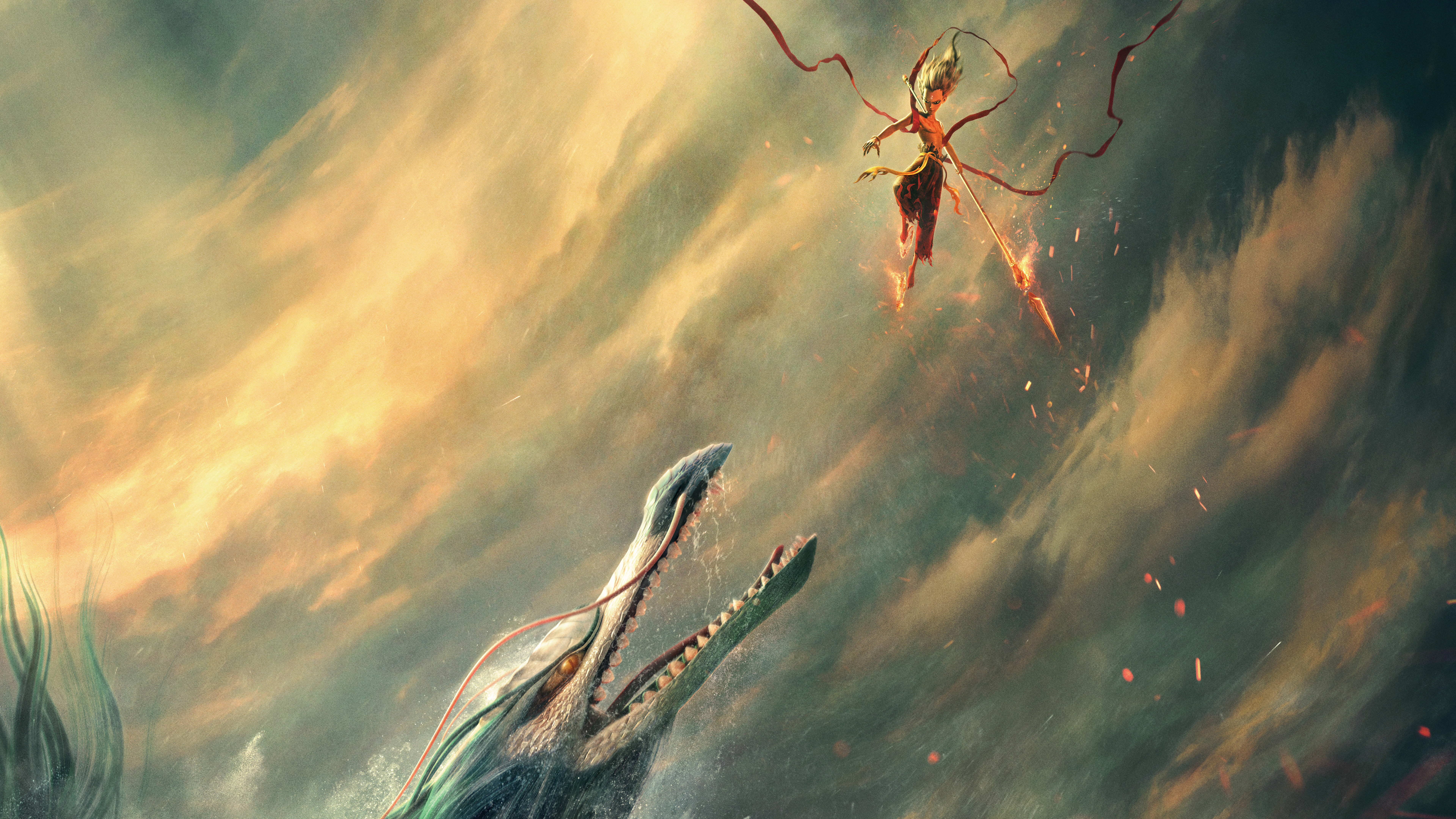 Download Movie Ne Zha 8k Ultra HD Wallpaper