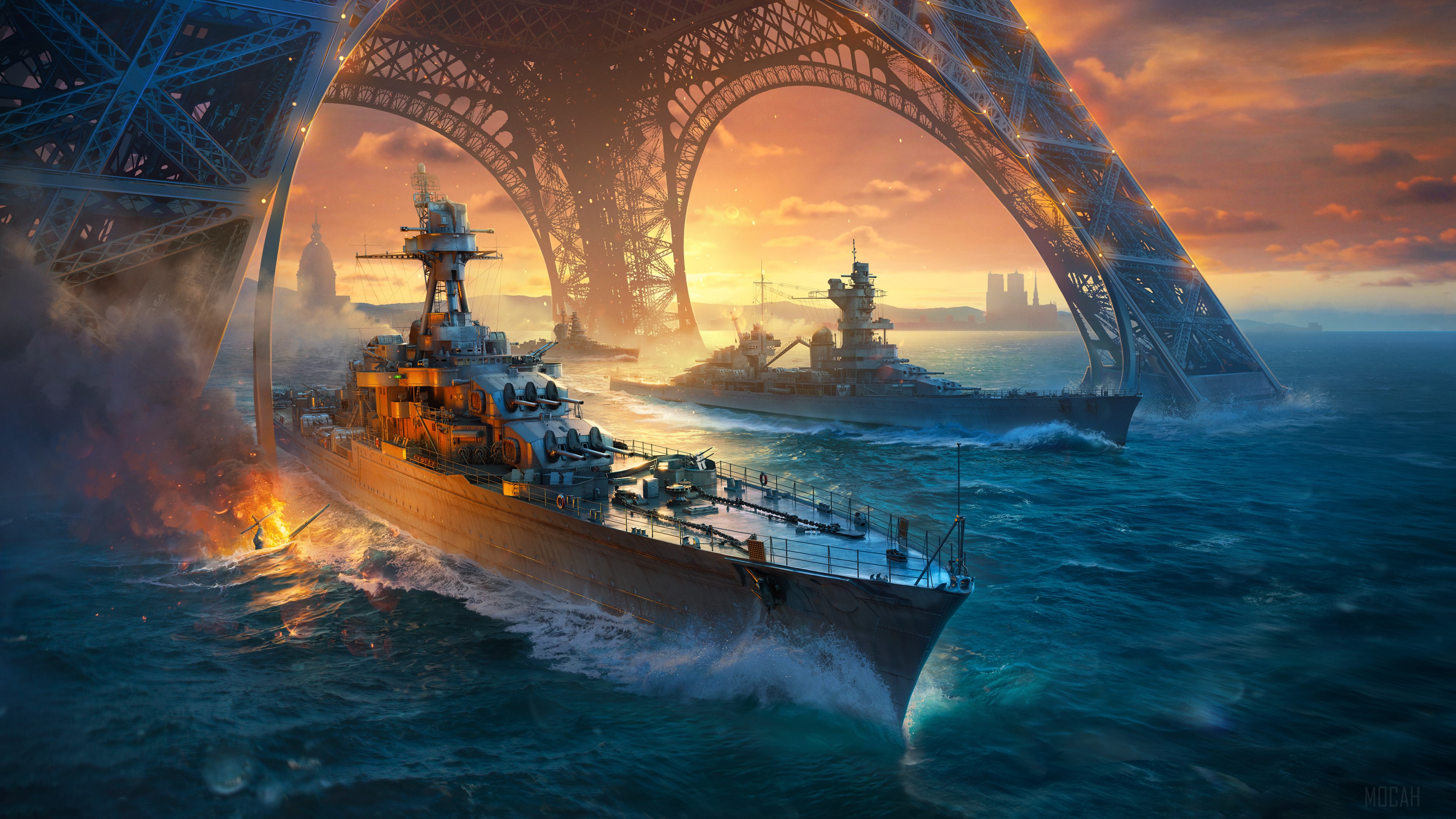 World Of Warships Game 4k Gallery HD Wallpaper