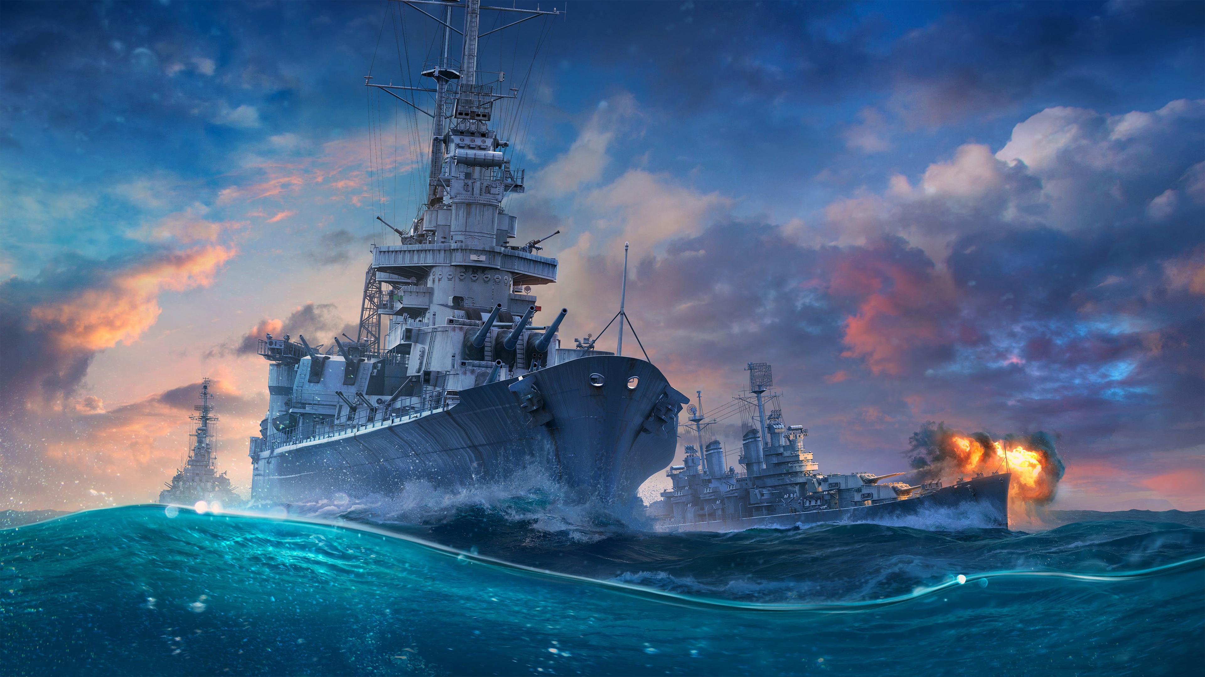World of Warships 4K Ultra HD Wallpaper, HD World of Warships 3840x2160 Background, Free Image Download