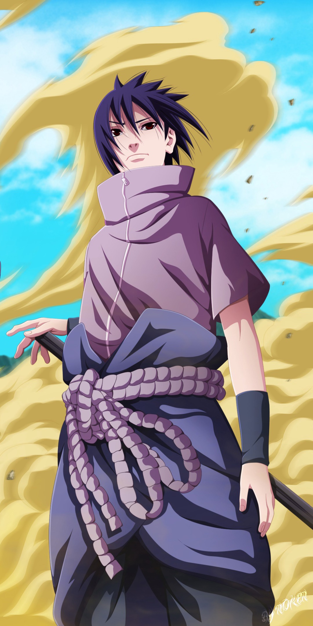 Wallpaper / Anime Naruto Phone Wallpaper, Sasuke Uchiha, 1080x2160 free download