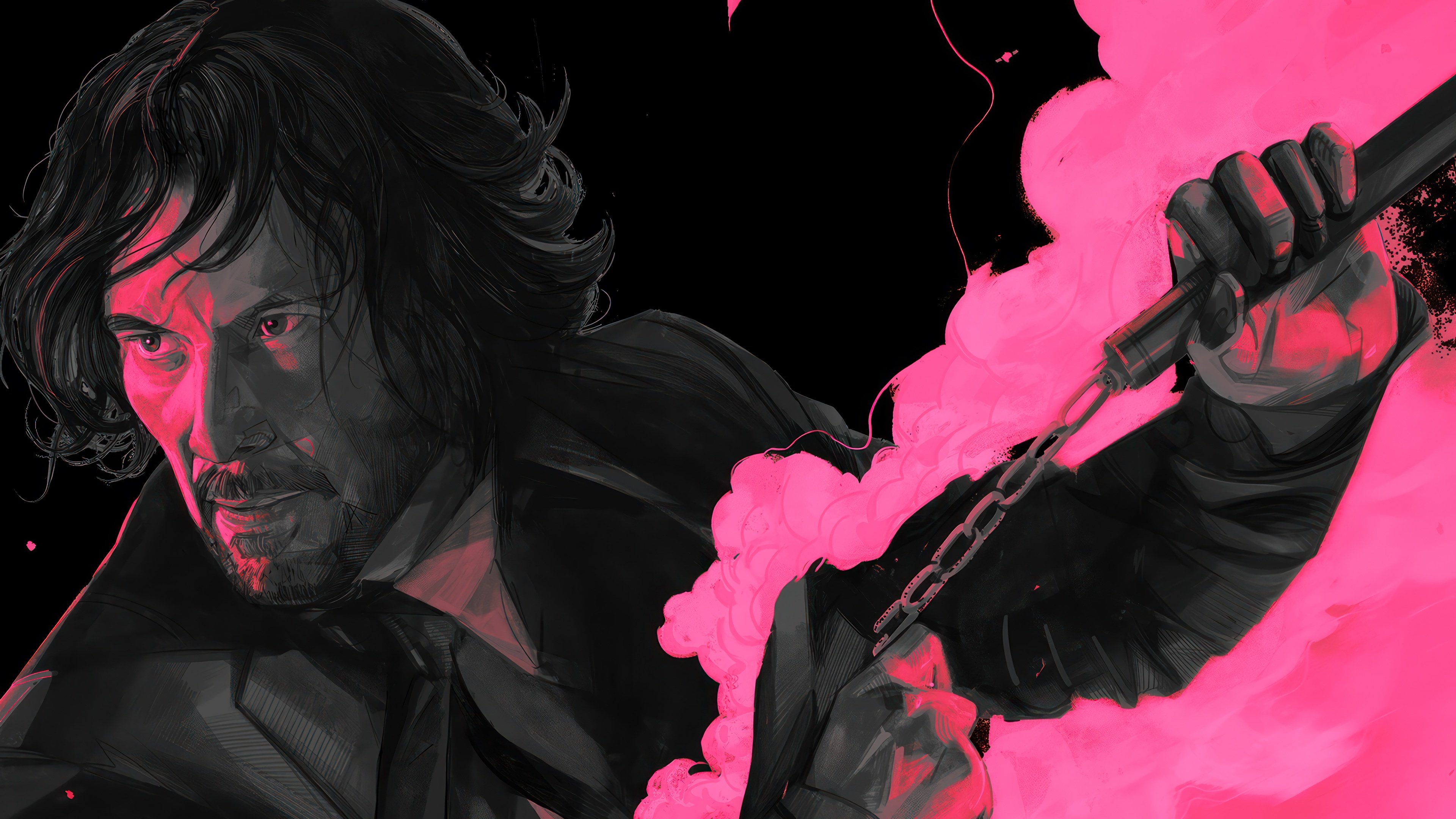 John Wick 4 Fanart Wallpaper 4k Ultra HD