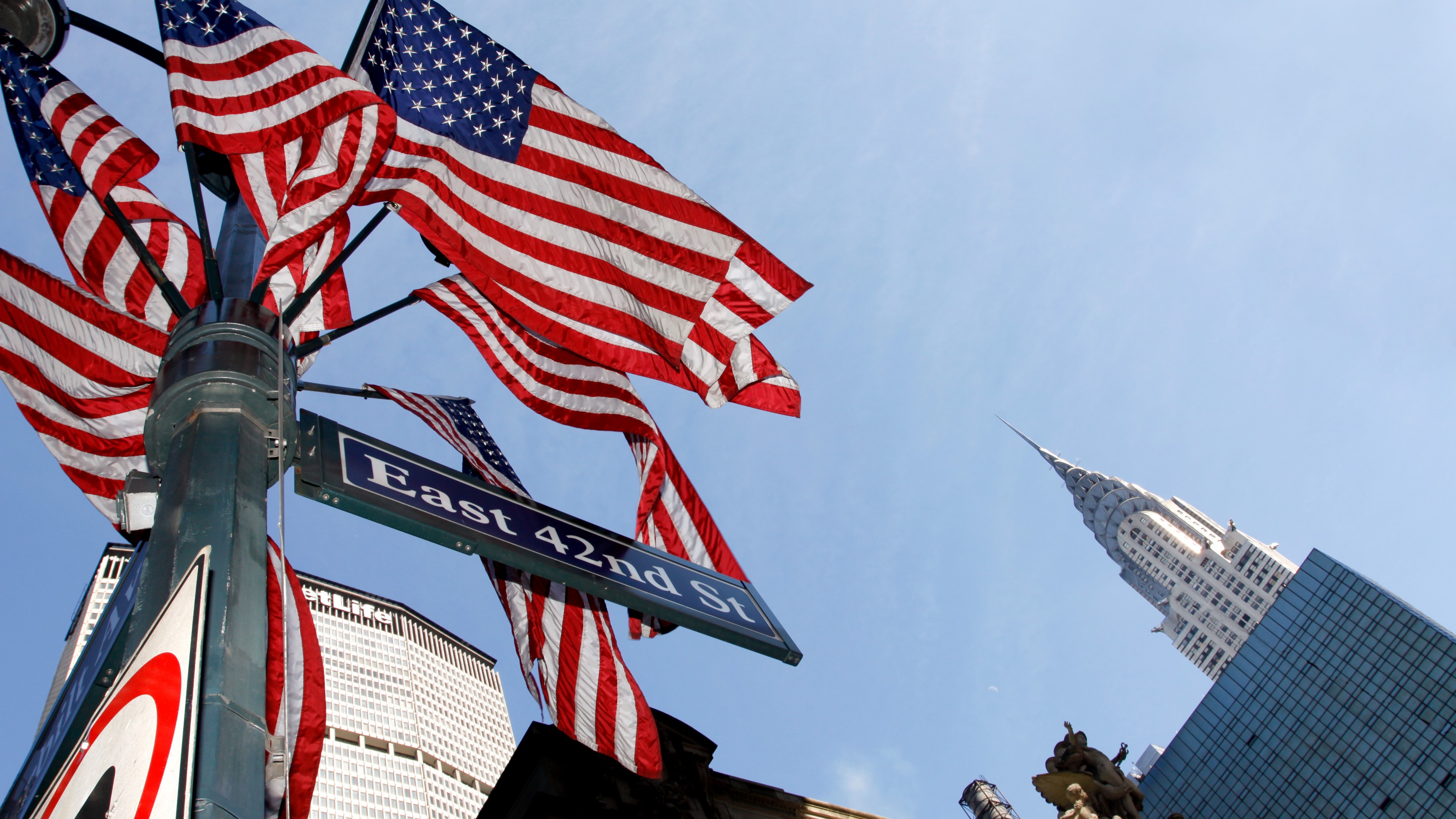Wallpaper Flag Day, USA, event, street, Holidays