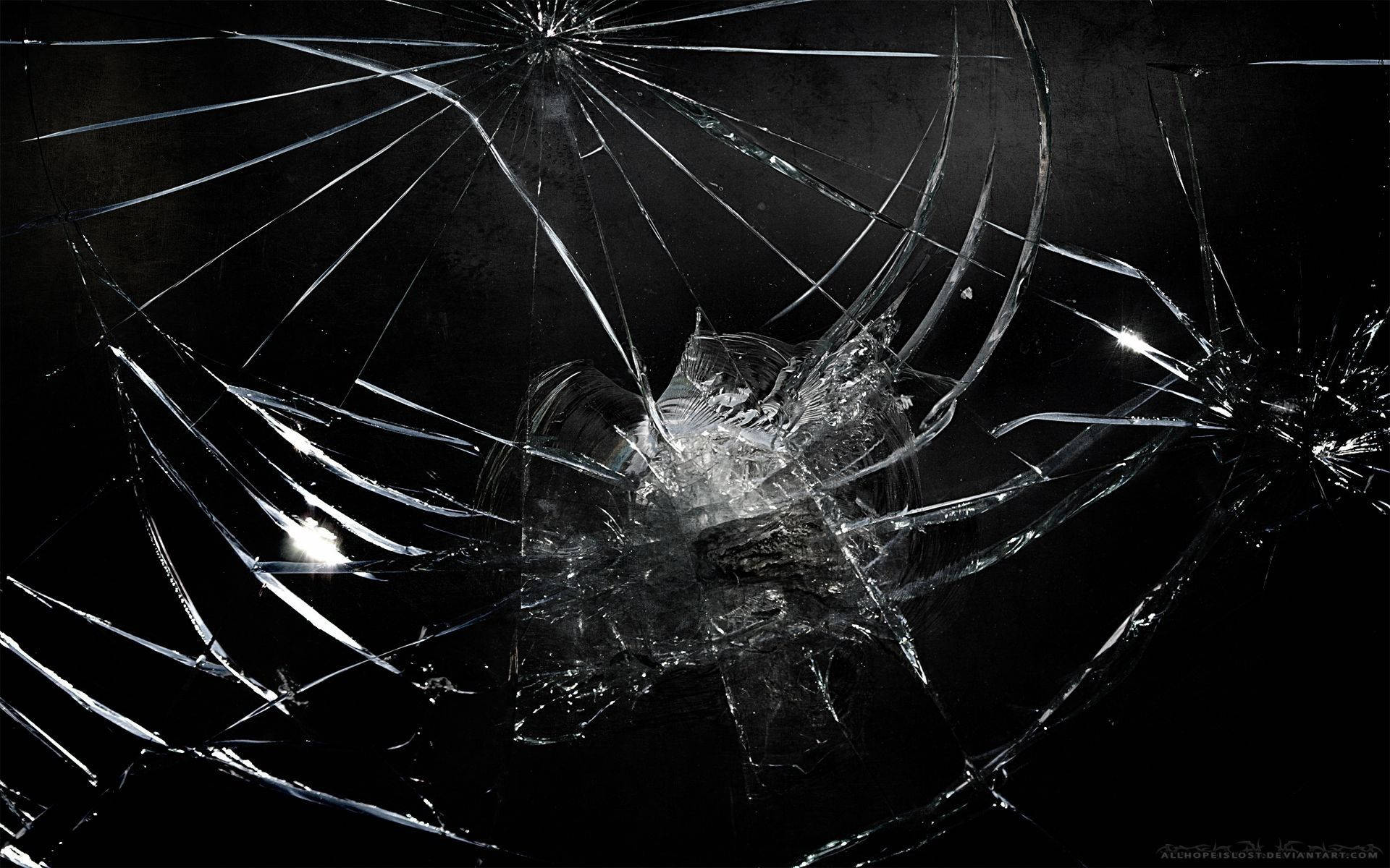 Broken Screen Wallpaper