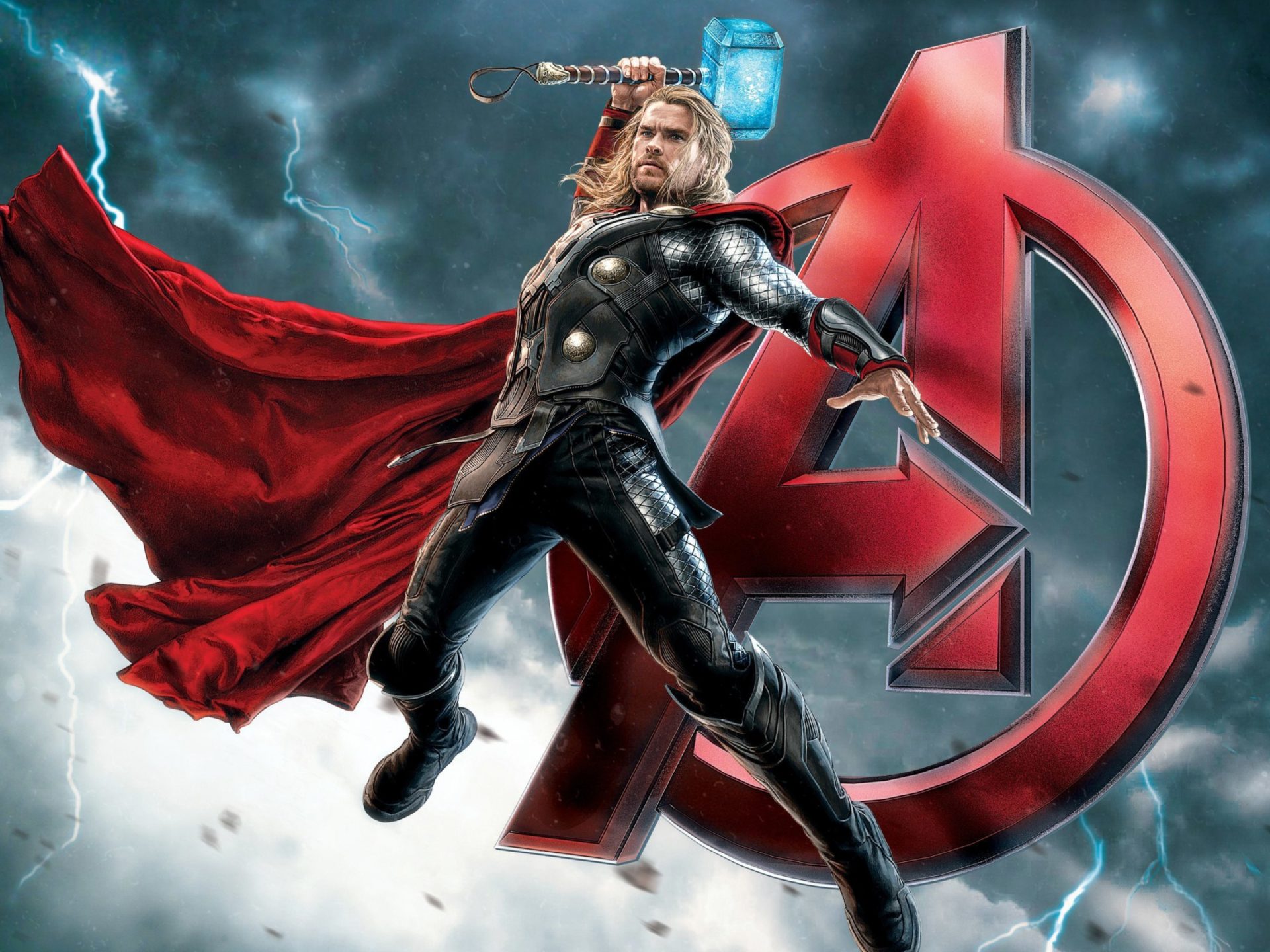The Avengers Fantasy Warrior Thor Super Hero Poster Ultra HD 4k Wallpaper 2880x1800, Wallpaper13.com