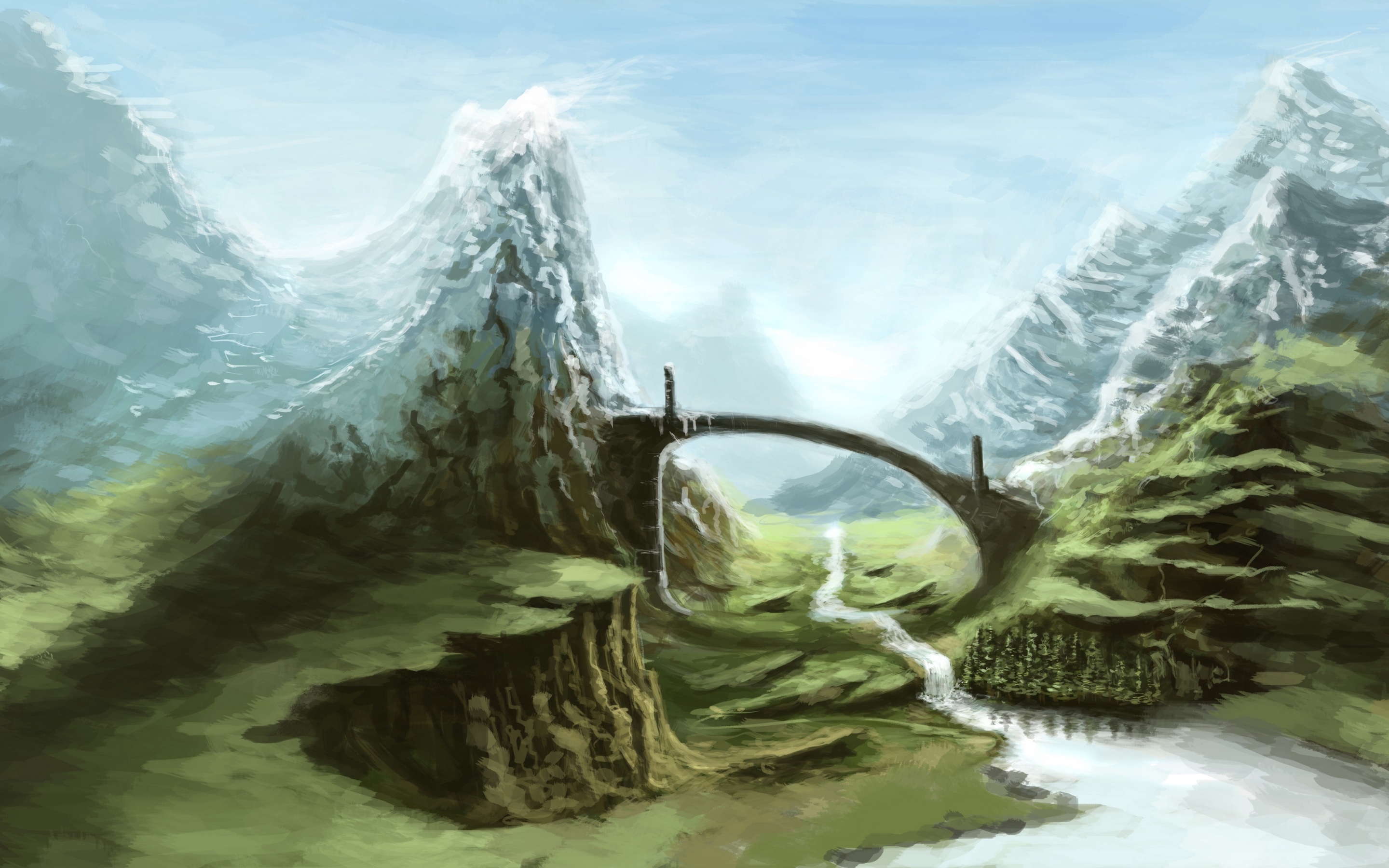 Wallpaper 4k skyrim, nature, art 4k Wallpaper