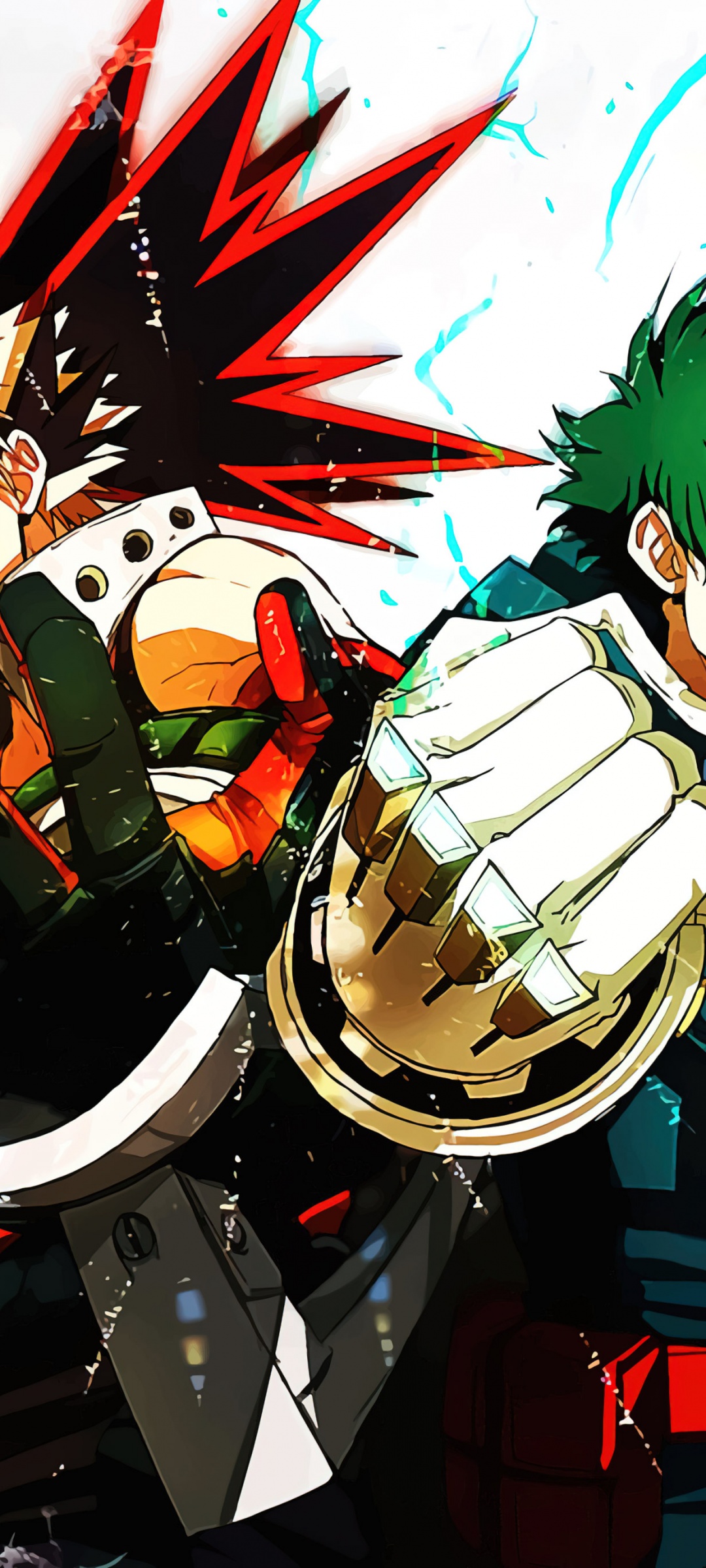 Katsuki Bakugo and Izuku Midoriya in My Hero Academia 4K Wallpaper