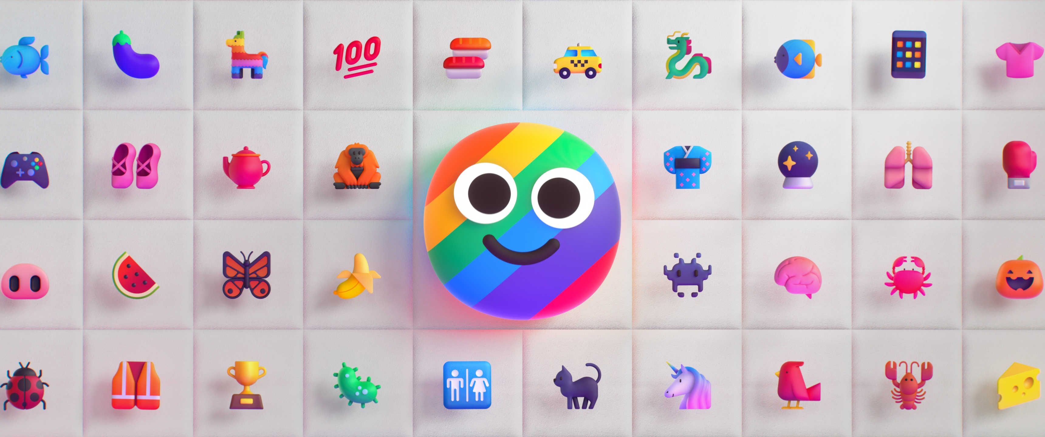 Emoji Wallpaper 4K, Colorful background, Multicolor