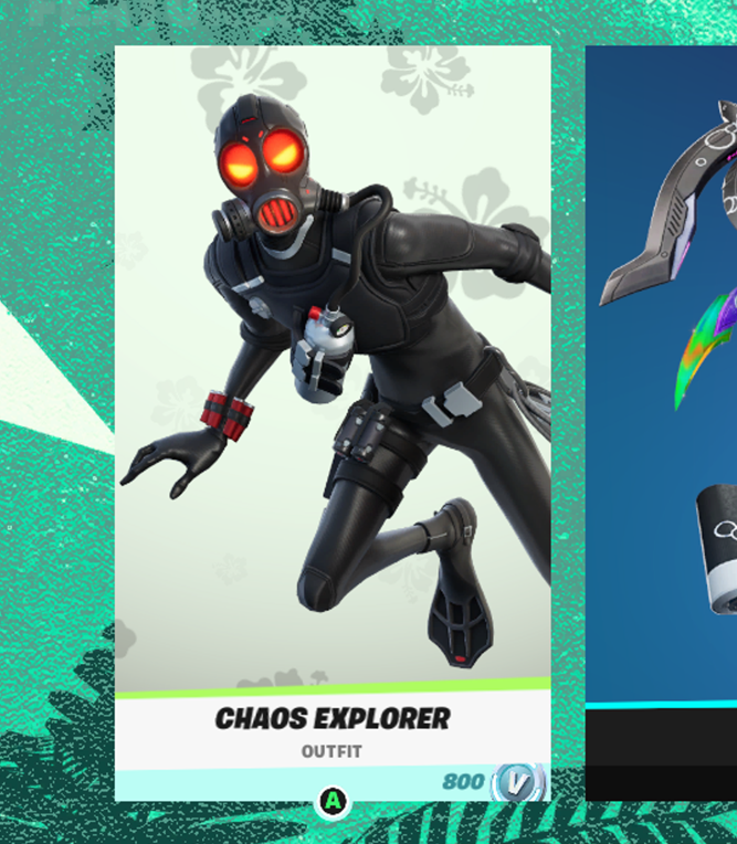 Chaos Explorer Fortnite wallpaper