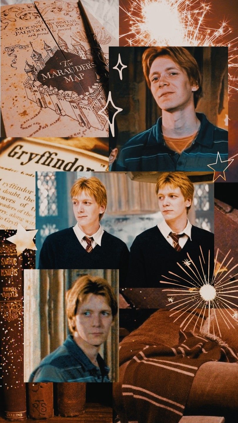 Fred and George Weasley wallpaper. Harry potter films, Harry potter wallpaper, Fred and george weasley