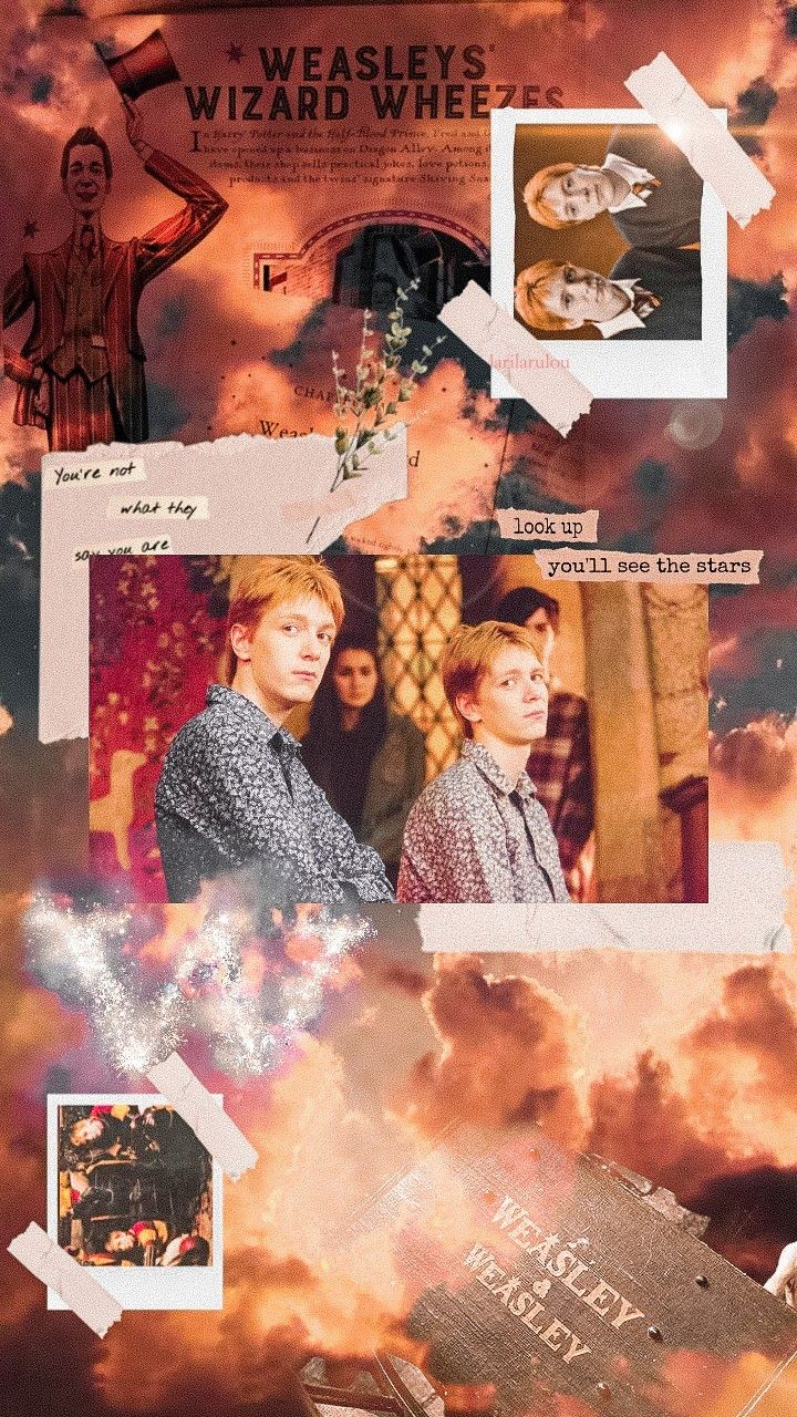 Weasley twins wallpaper. Harry potter wallpaper, Harry potter background, Harry potter picture