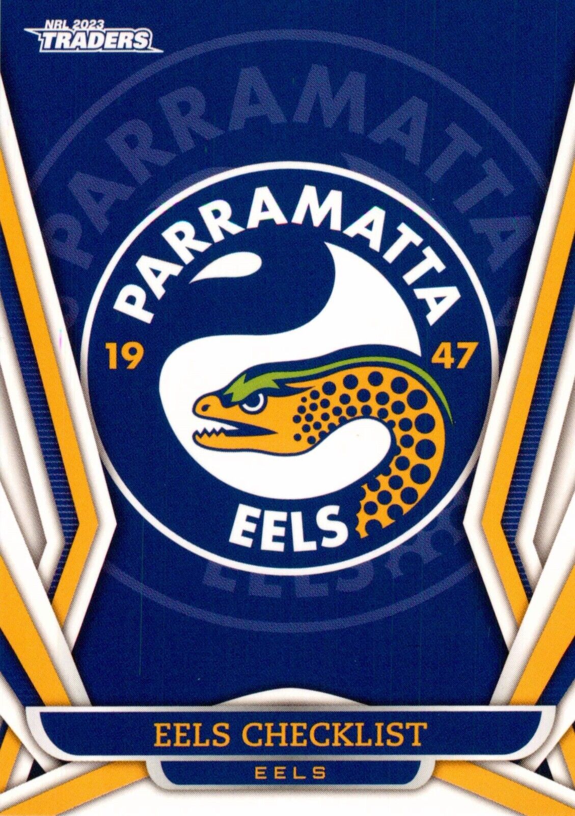 ✺New✺ 2023 PARRAMATTA EELS NRL Card CLUB LOGO Traders