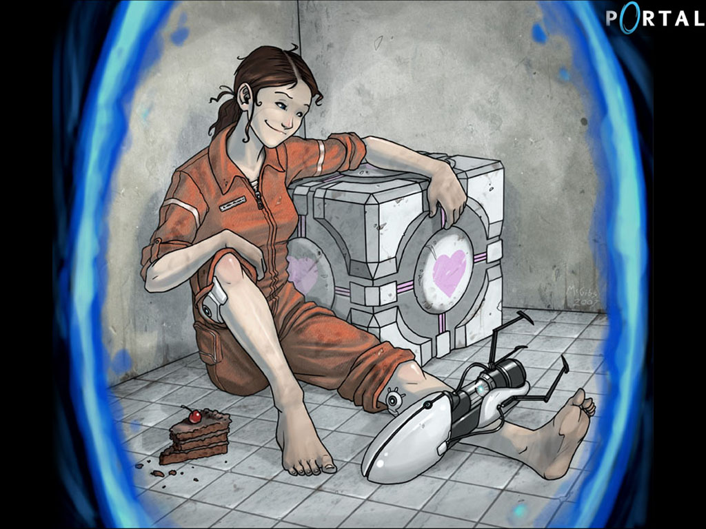 Download Chell (Portal) wallpaper for mobile phone, free Chell (Portal) HD picture